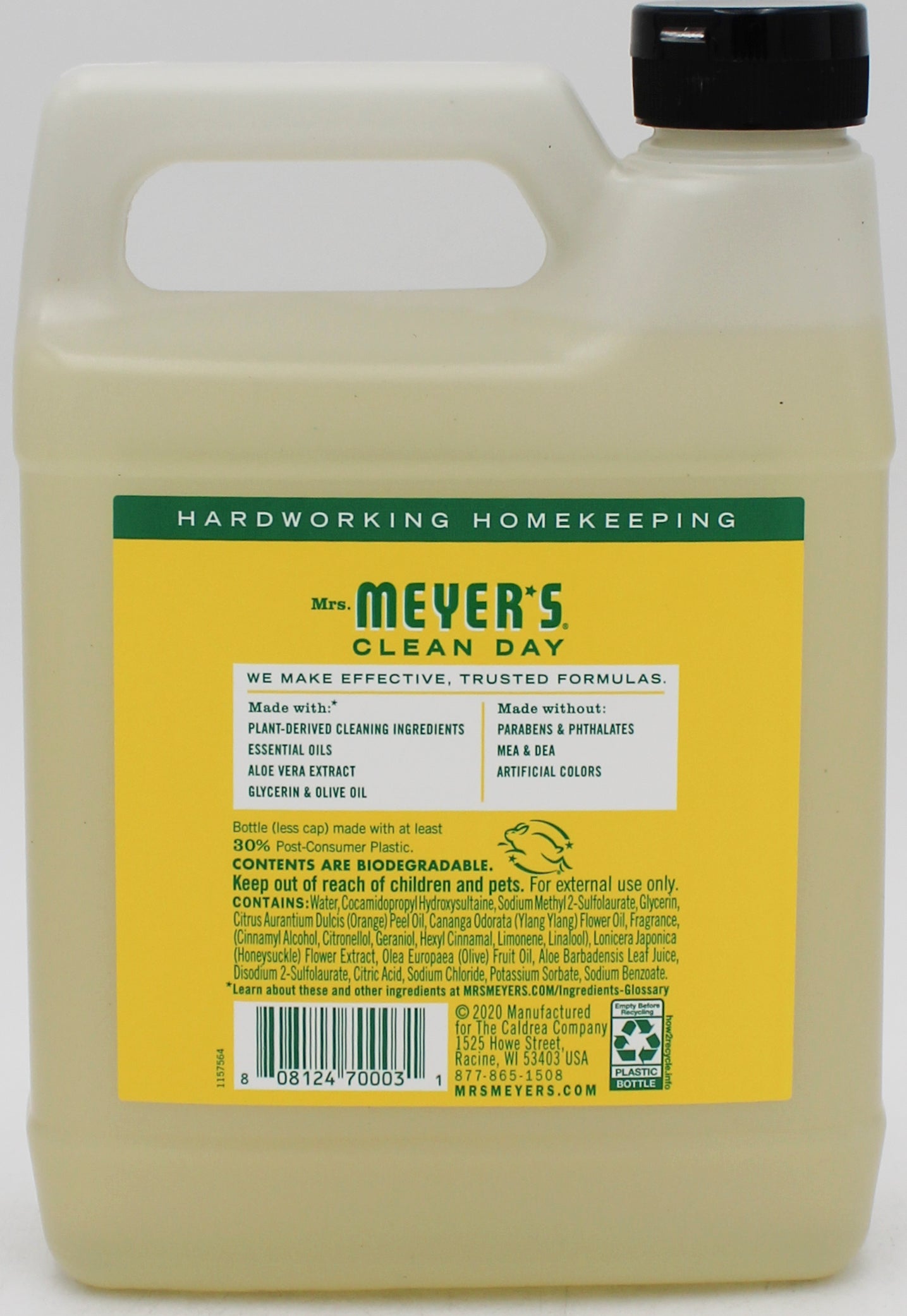 SP MRS MEYER'S HAND SOAP REFILL 33oz HONEYSUCKLE SCENT
