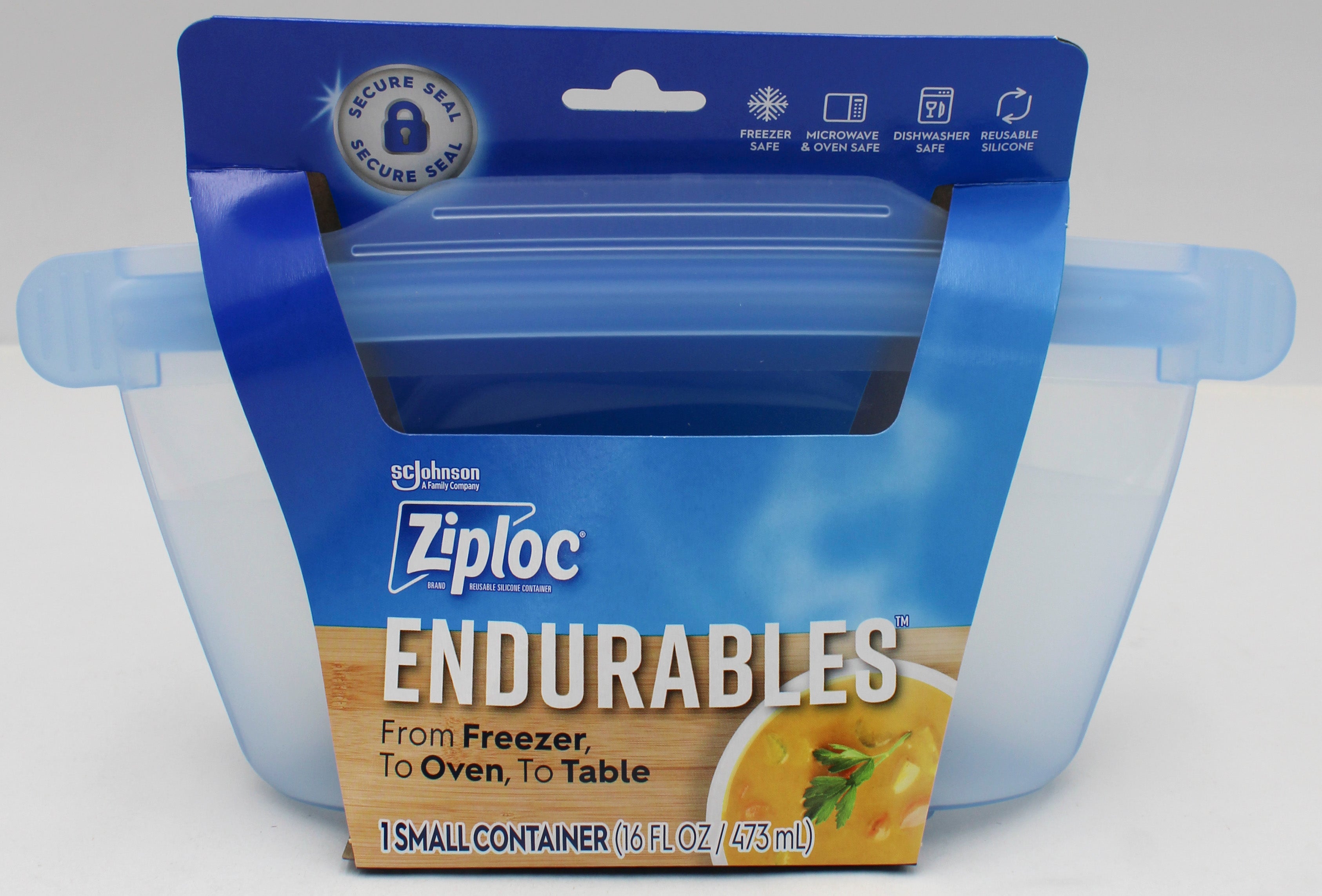 ZIPLOC ENDURABLES SMALL CONTAINER 2CUPS/16oz US