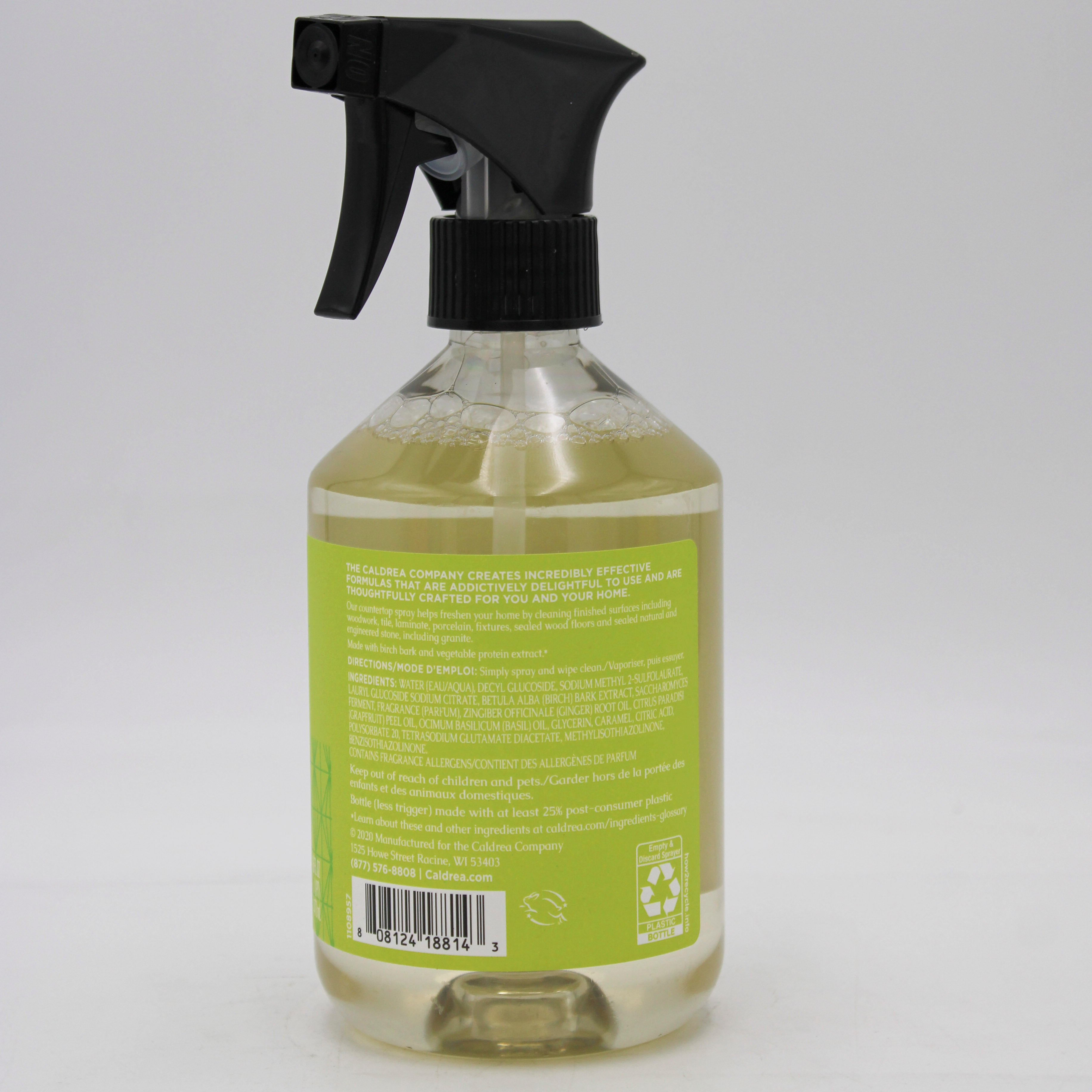 CALDREA COUNTERTOP CLEANER GINGER POMELO 16oz US
