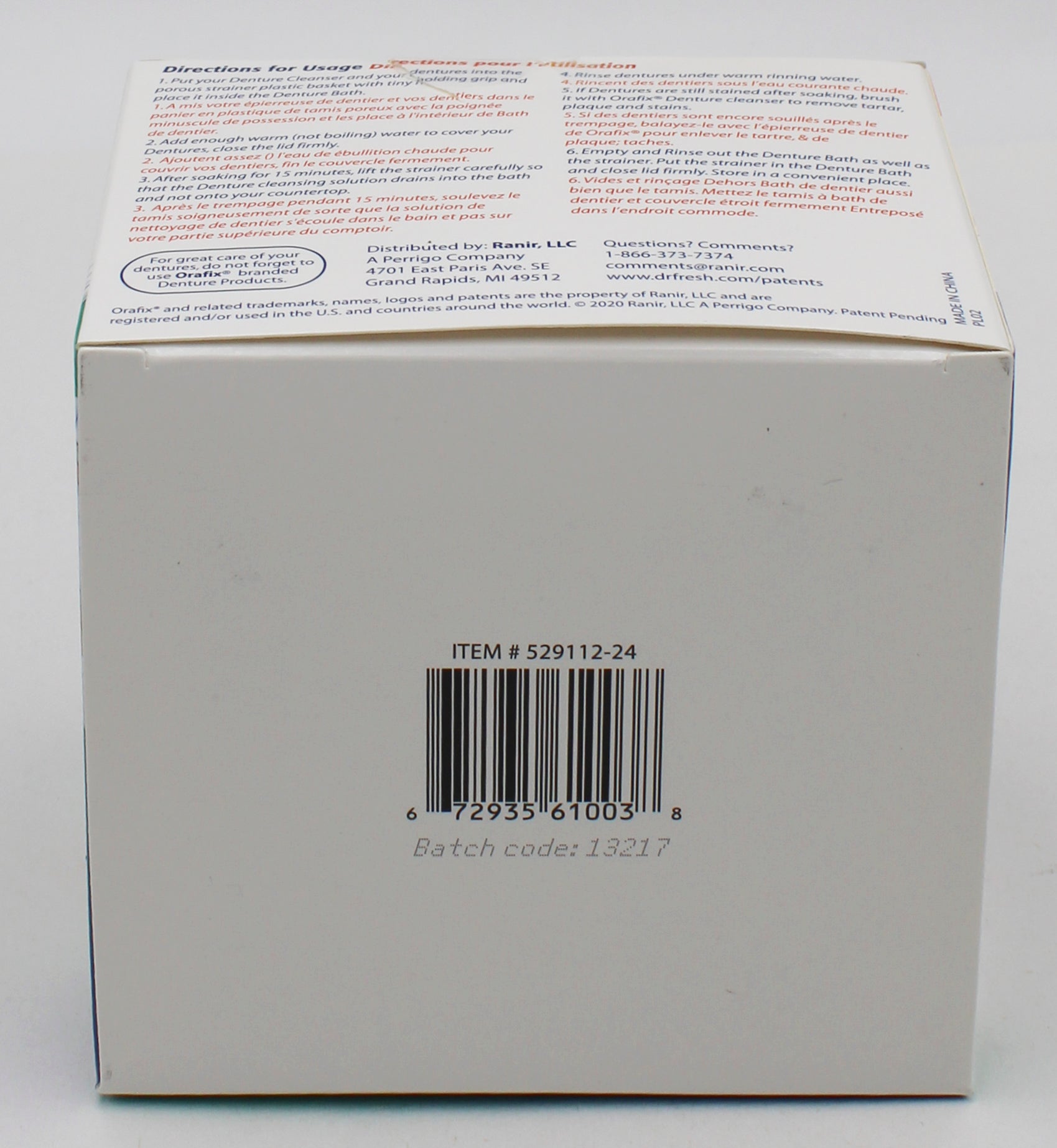 ORAFIX DENTURE BATH 1ct NI