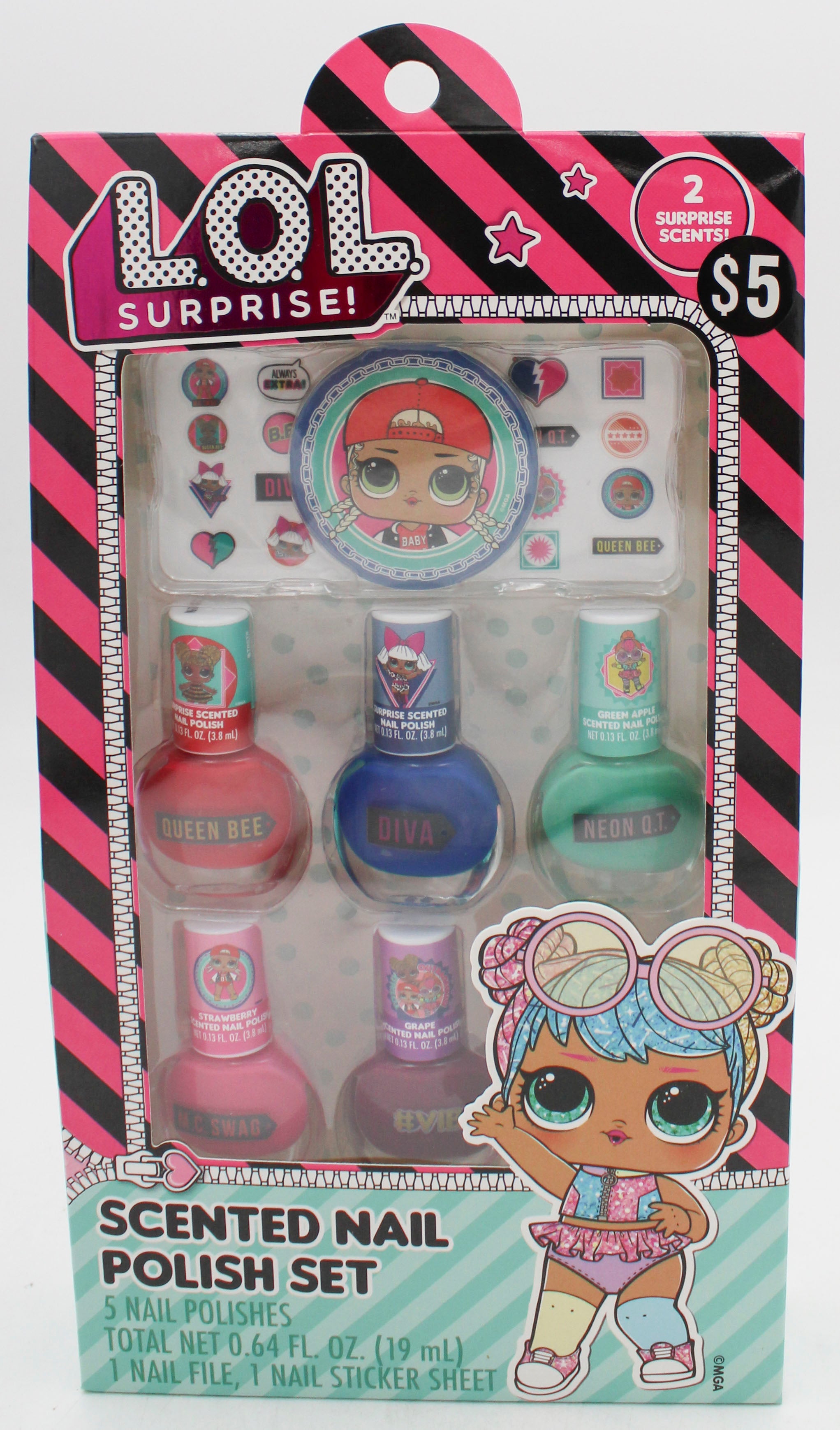 LOL SURPRISE SCENTED NAIL POLISH SET NI