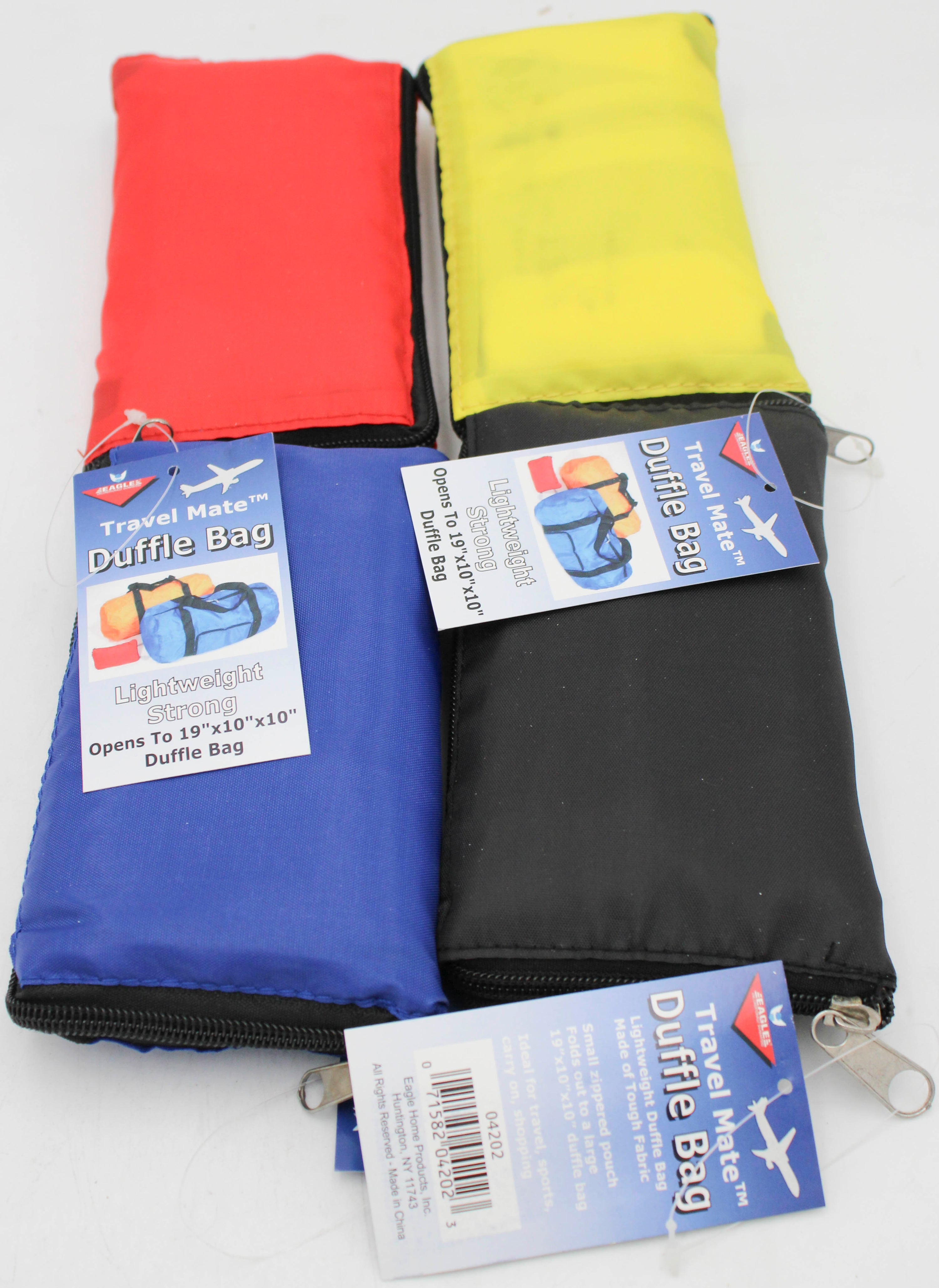 NATUREZWAY FOLDING DUFFLE BAG ASST