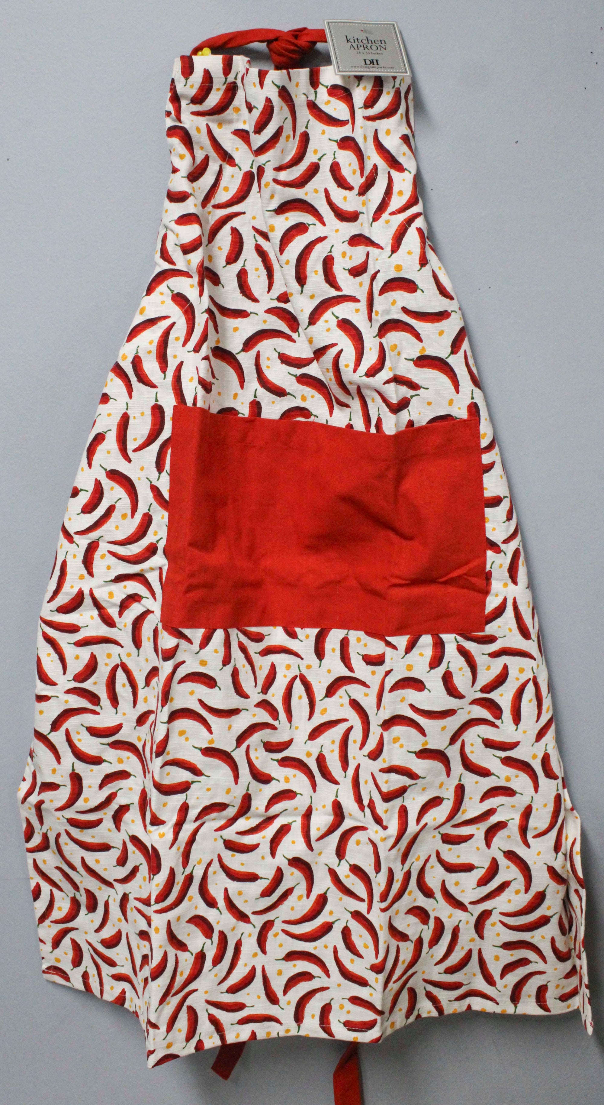 APRON - CHILIS PRINTED