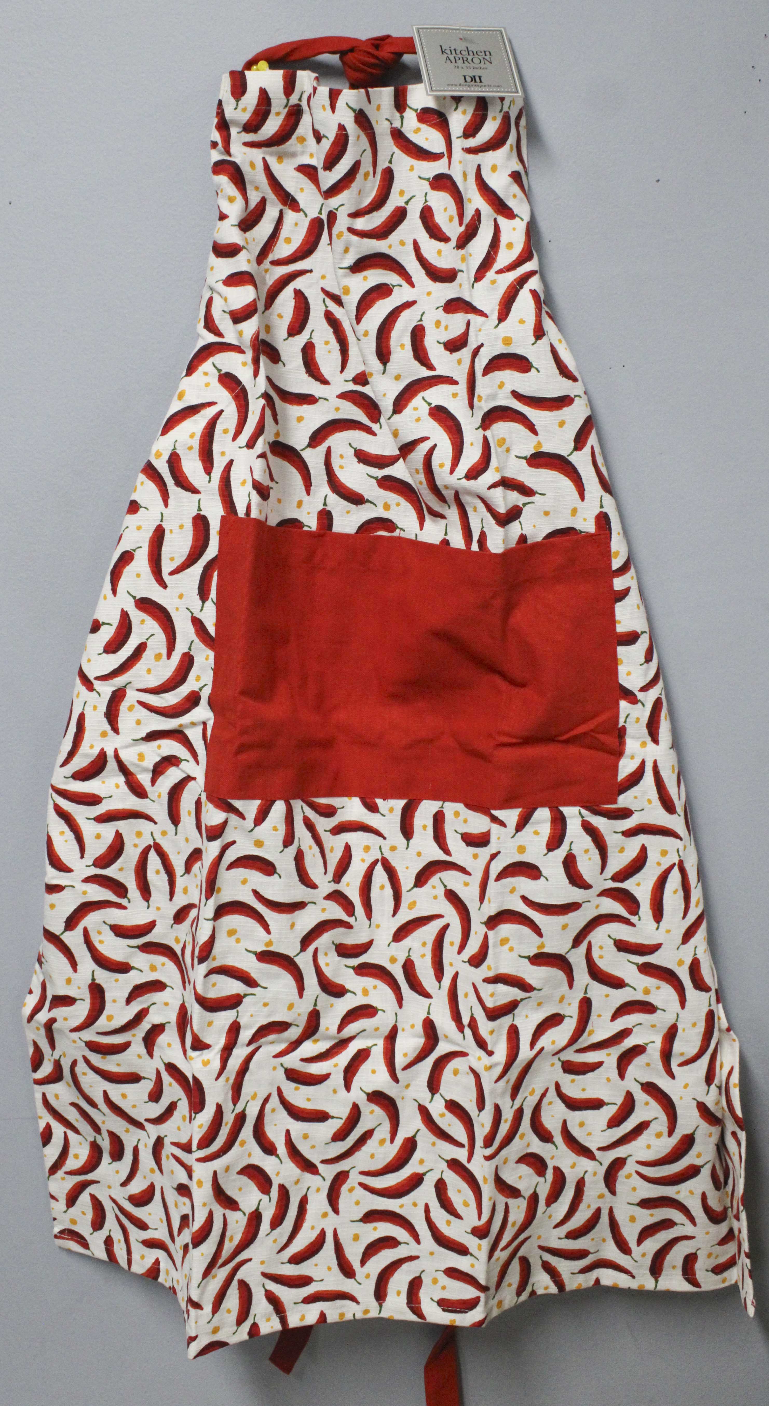 APRON - CHILIS PRINTED