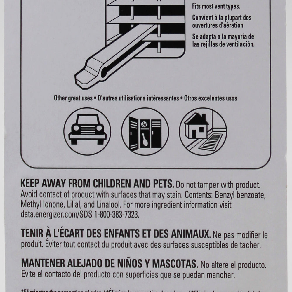 CALIFORNIA SCENTS! SWEET BERRY AND FRESH LINEN VENT STICKS CAR AIR FRESHENER - (6-PACK) NI