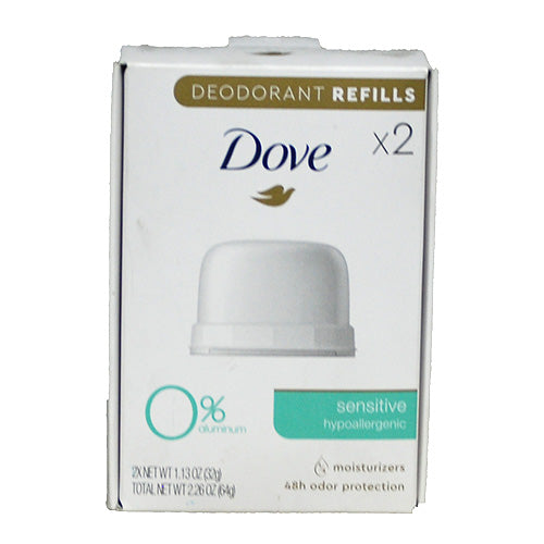 DOVE DS SENSITIVE REFILL 1.13oz/2CT EXP 10/08/23