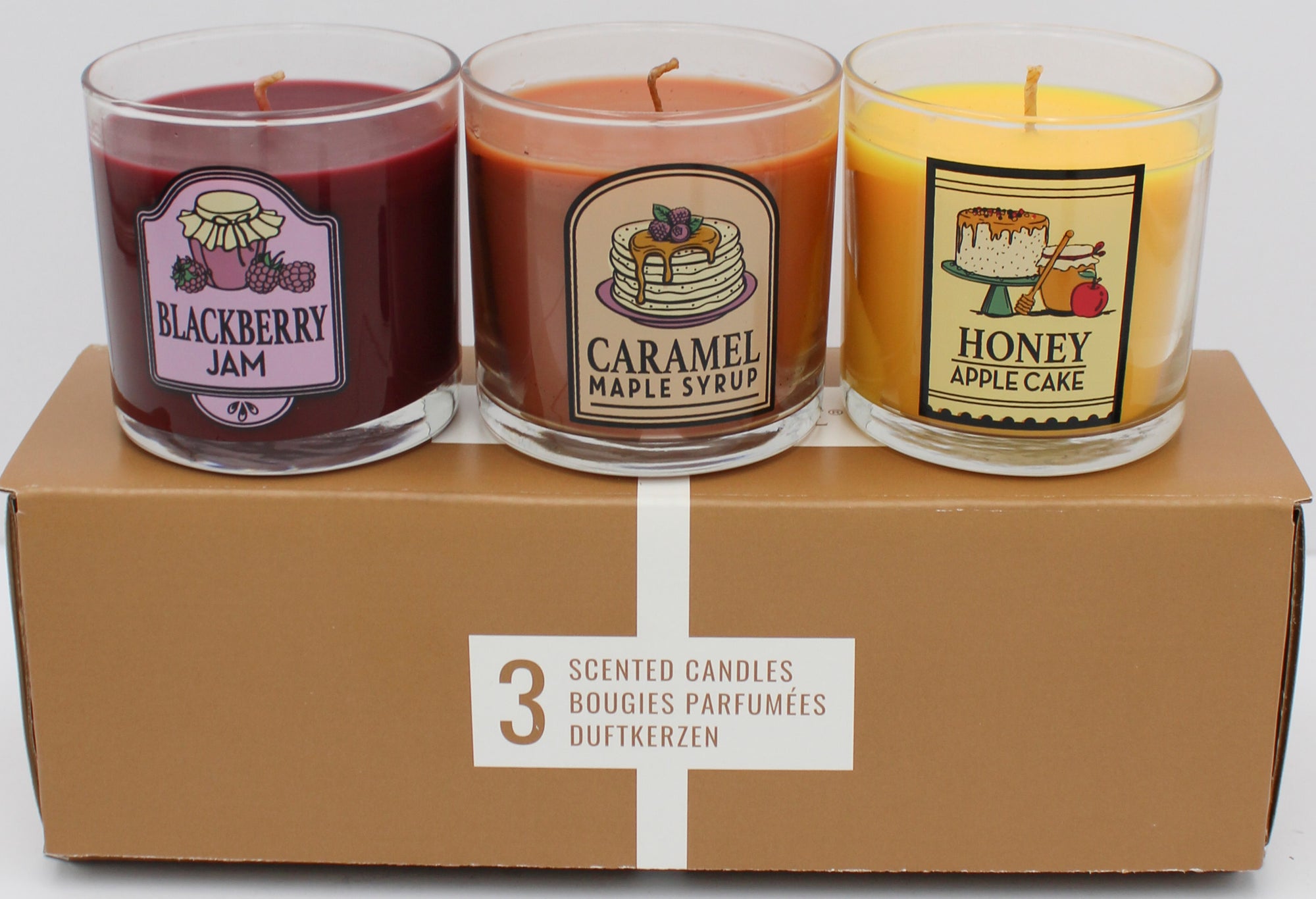 PARTYLITE FARMHOUSE FAVORITES MINI JAR TRIO 3.5oz