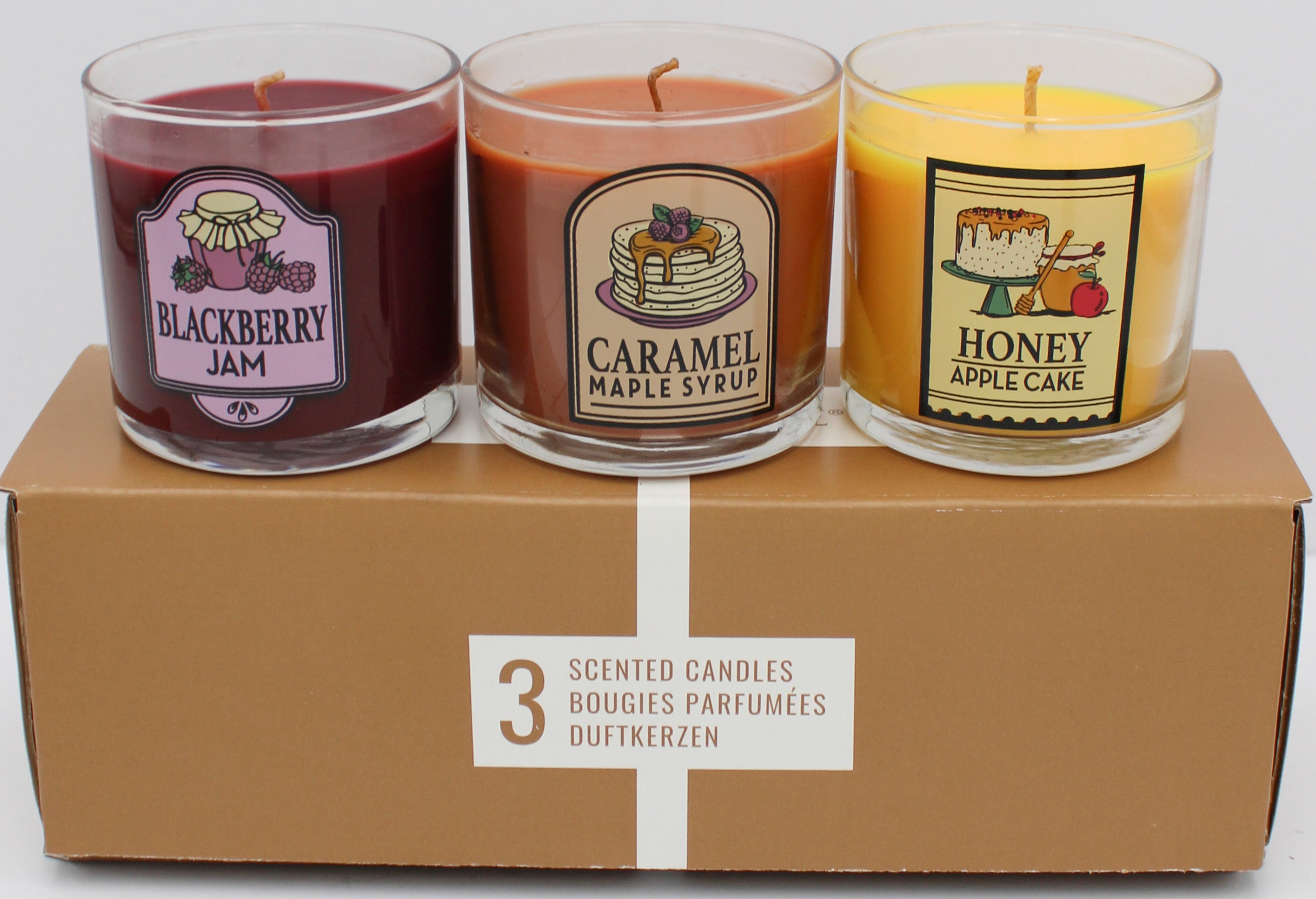 PARTYLITE FARMHOUSE FAVORITES MINI JAR TRIO 3.5oz