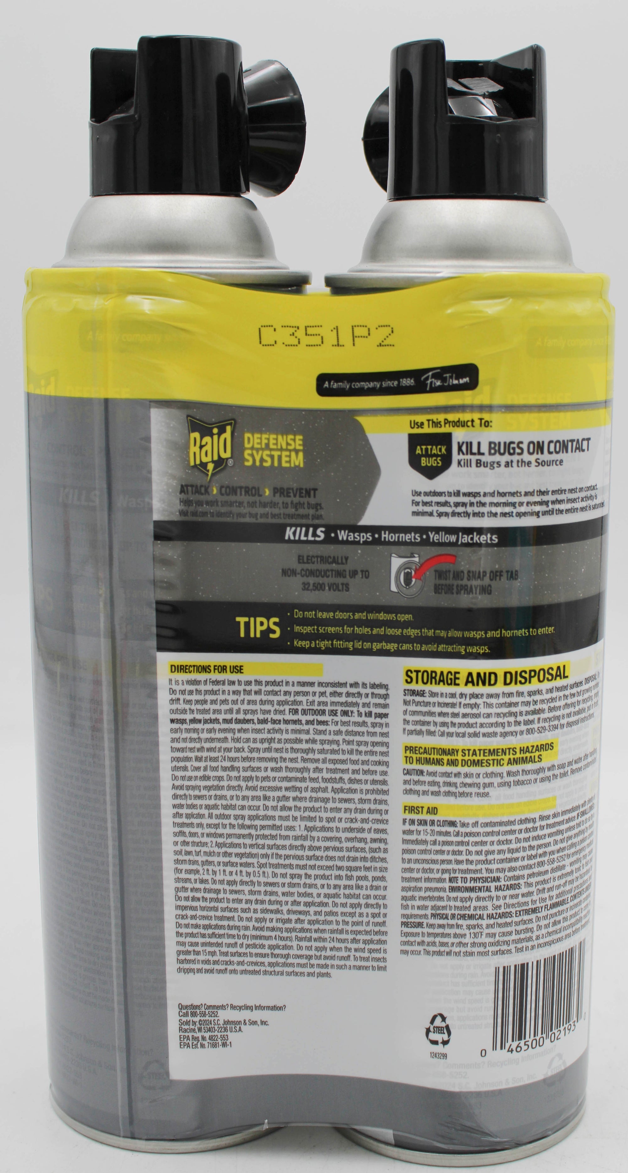 SP RAID WASP & HORNET 2PK 14oz*