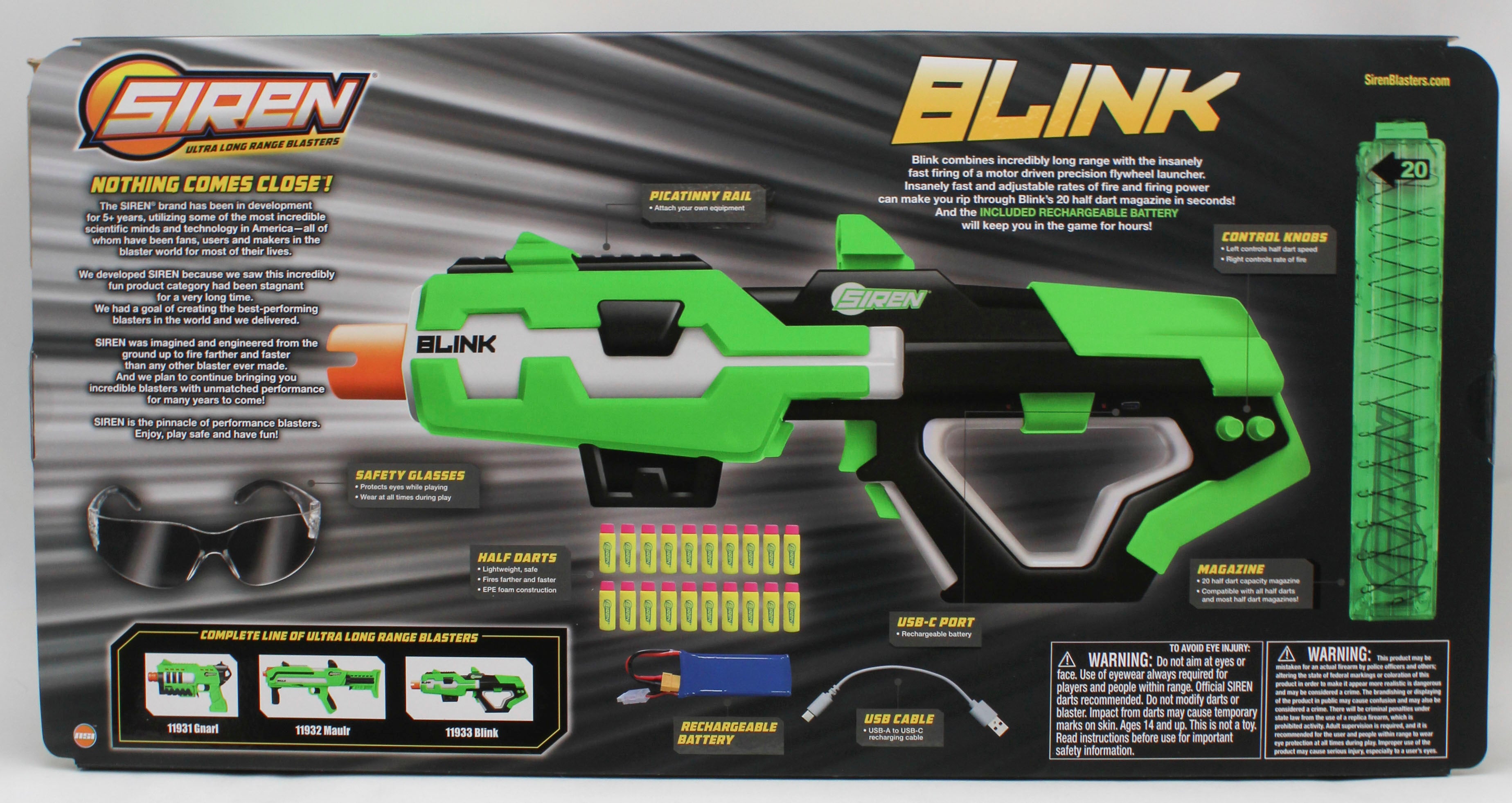 SIREN BLINK BOLT BLASTER