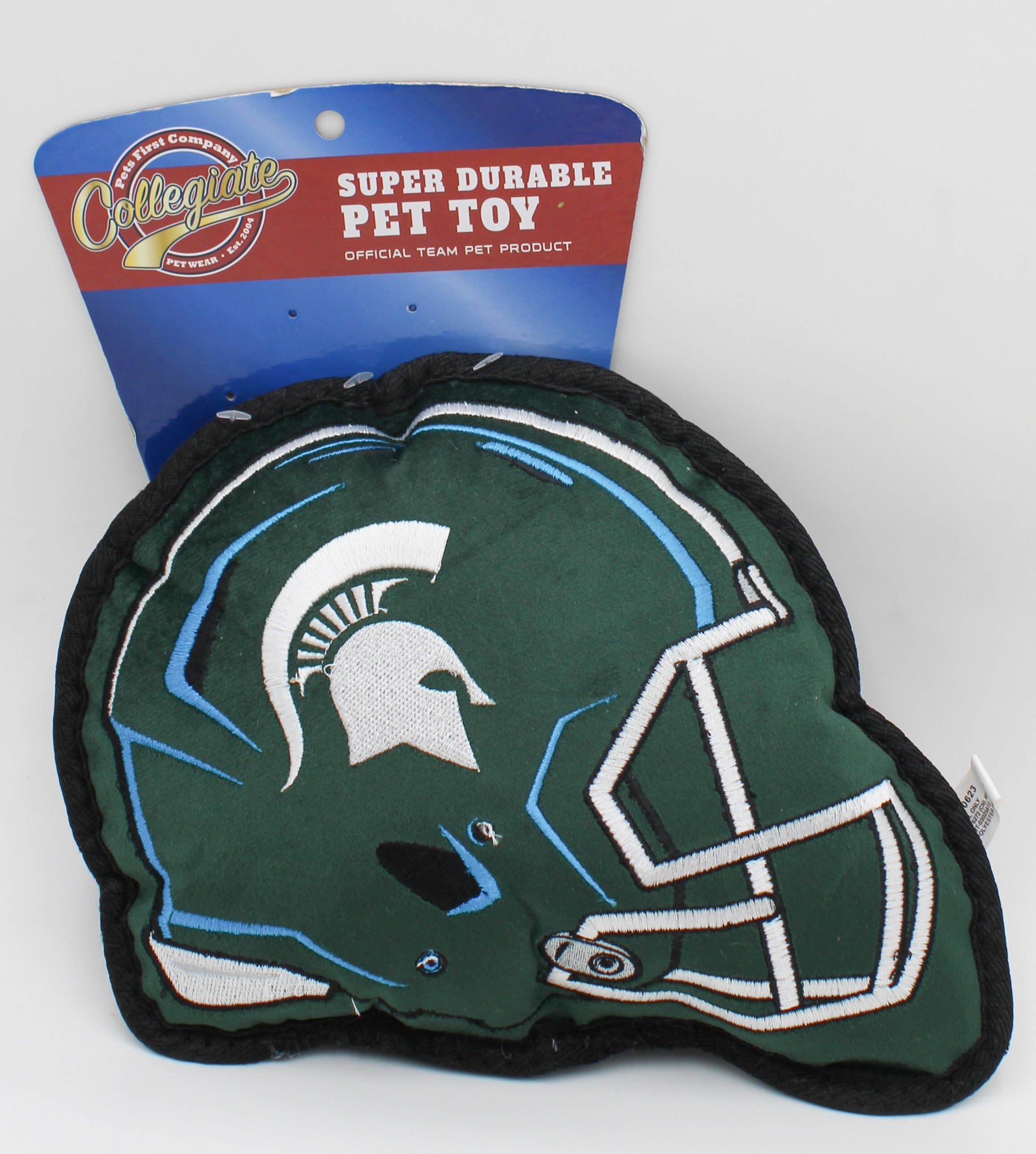 NCAA MICHIGAN STATE HELMET TOUGH DOG TOY NI
