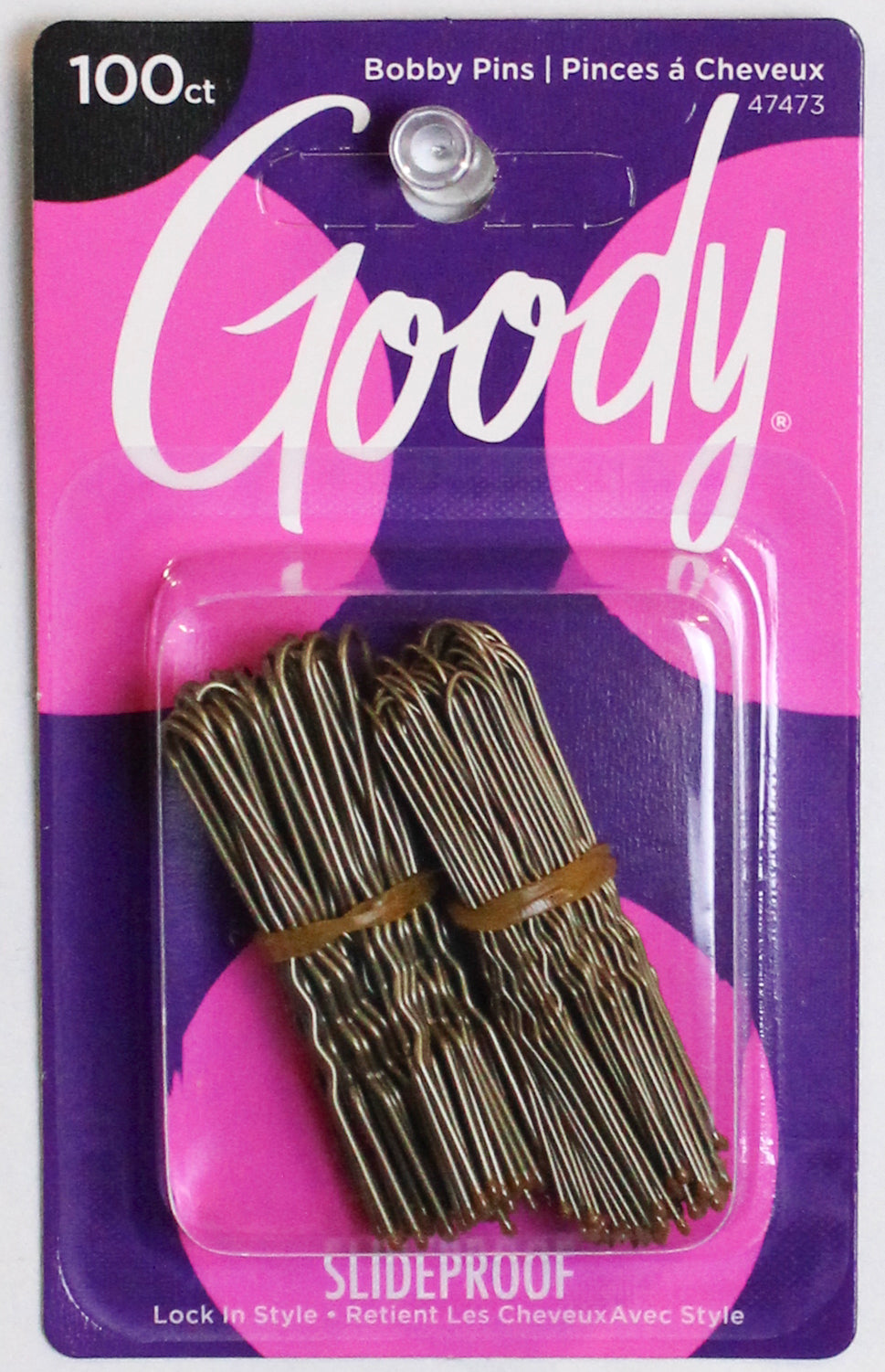 GOODY BOBBY PINS BROWN 100ct NI