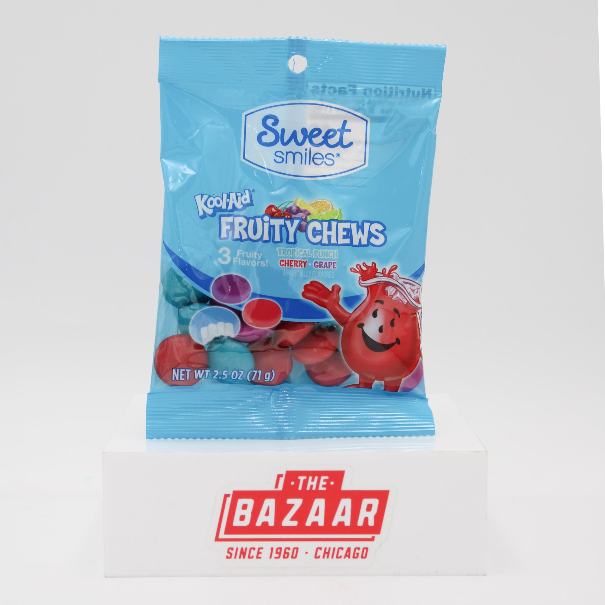 KOOL-AID FRUITY CHEWS PEG BAG 2.5 OZ BEST BY 12/9/2025