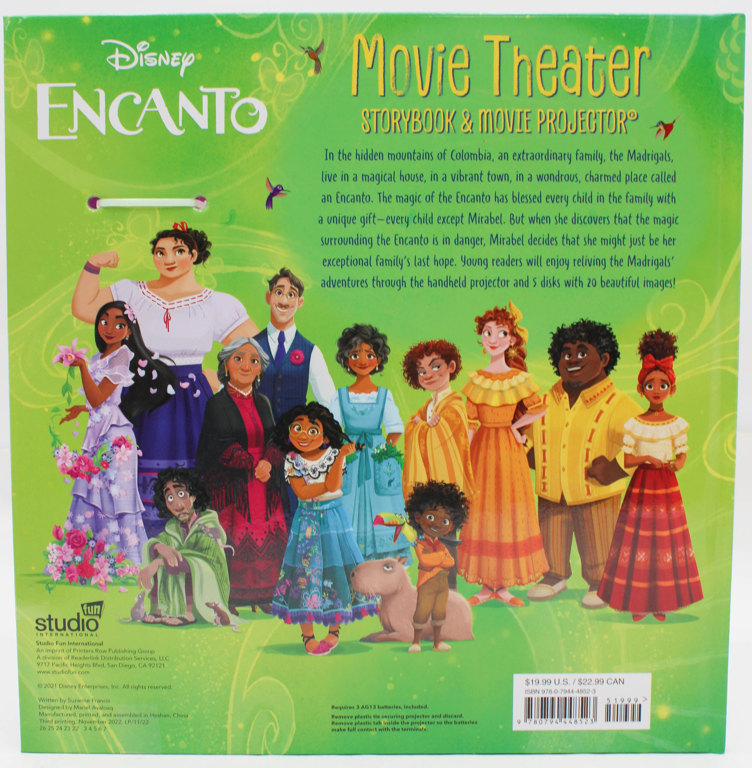 Disney Encanto Hardcover Storybook & Projector 28pg - Wholesale