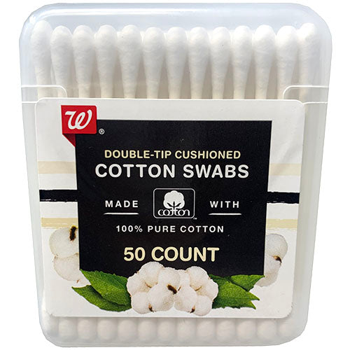 WLGRNS COTTON SWAB 50CT-DOUBLE-TIP