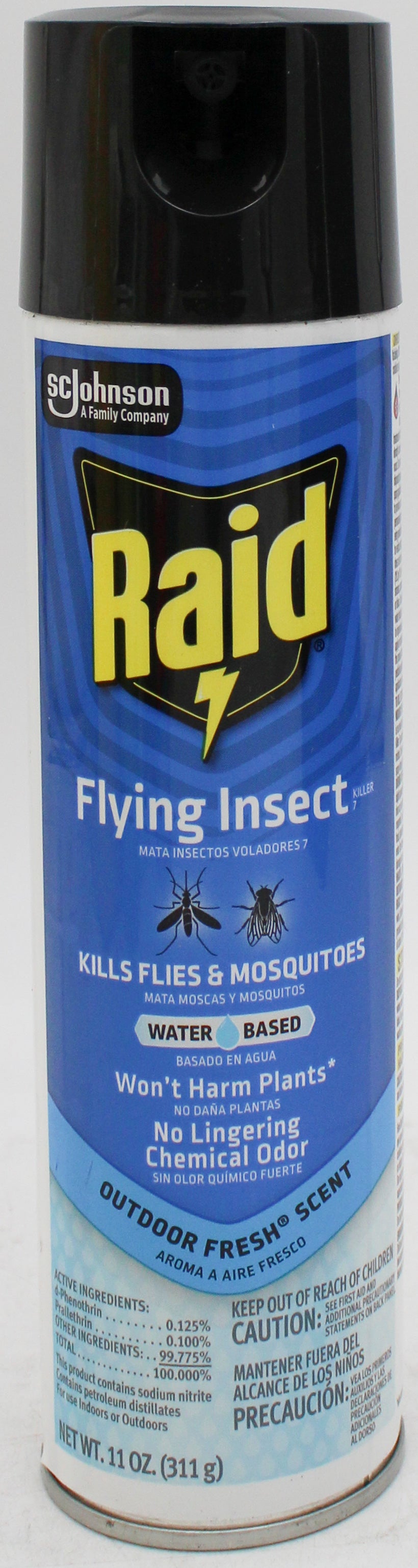 SP RAID FLYING INSECT KILLER WATER-BASED 11oz OUTDOOR FRESH SCENT