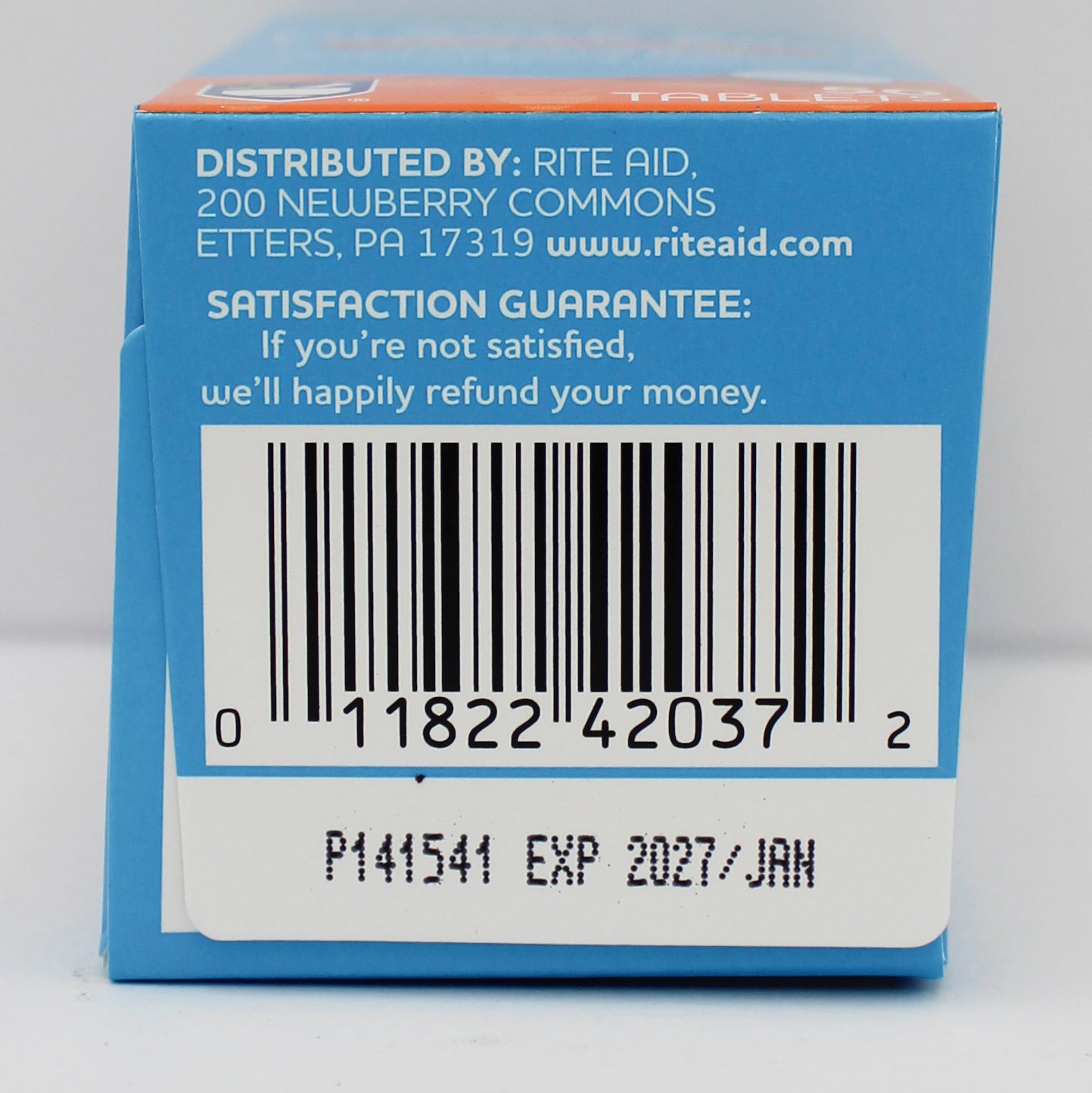 RITE AID NAPROXEN SODIUM PAIN/FEVER REDUCER CAPLETS 50ct EXP 1/15/2027