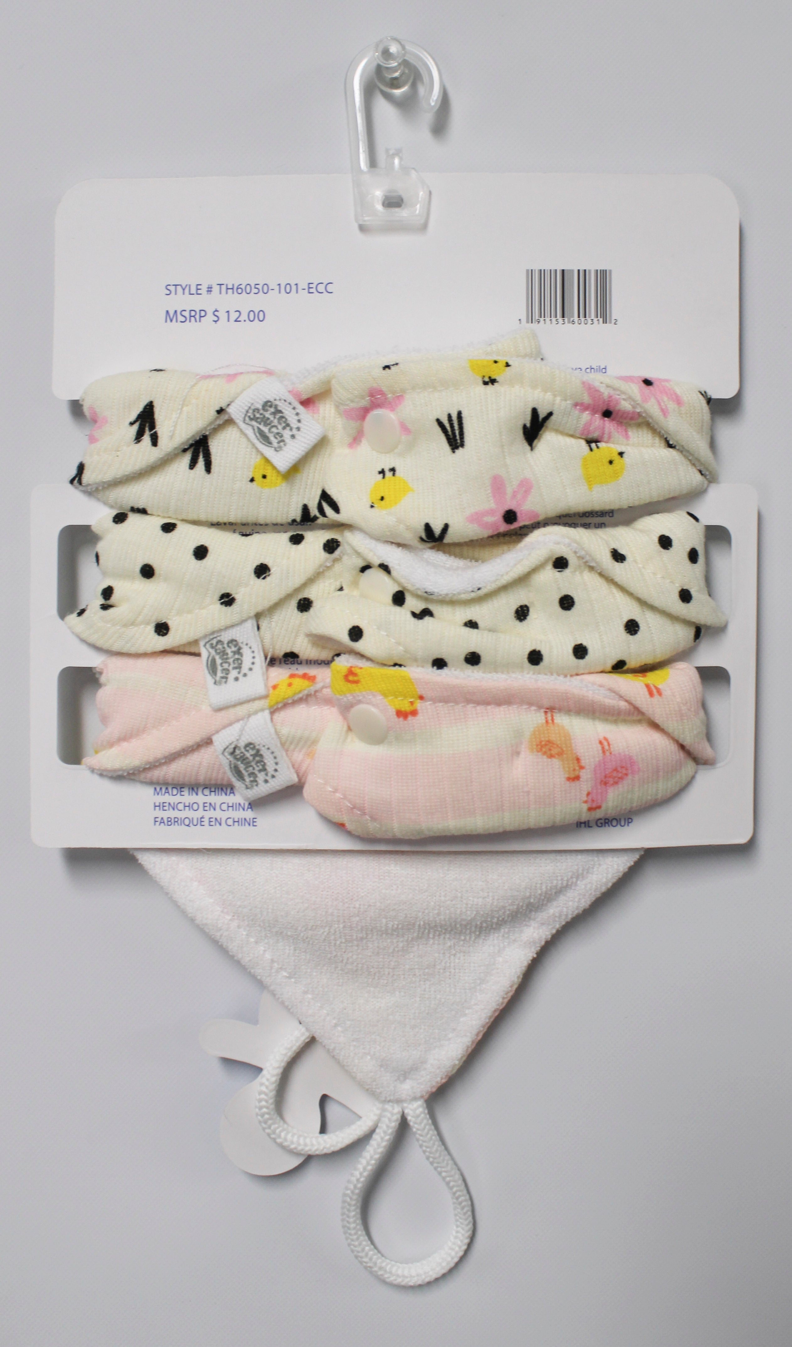 3PK Bandana Bibs - Lion Design, Baby, 3-Pack