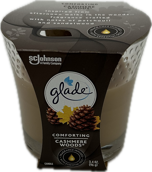 GLADE CANDLE CASHMERE WOODS 3.4oz US