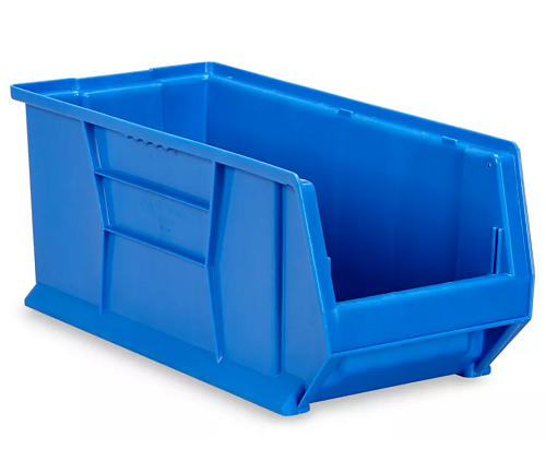 H-3052 HOPPER BIN 24x11x10 BLUE USED