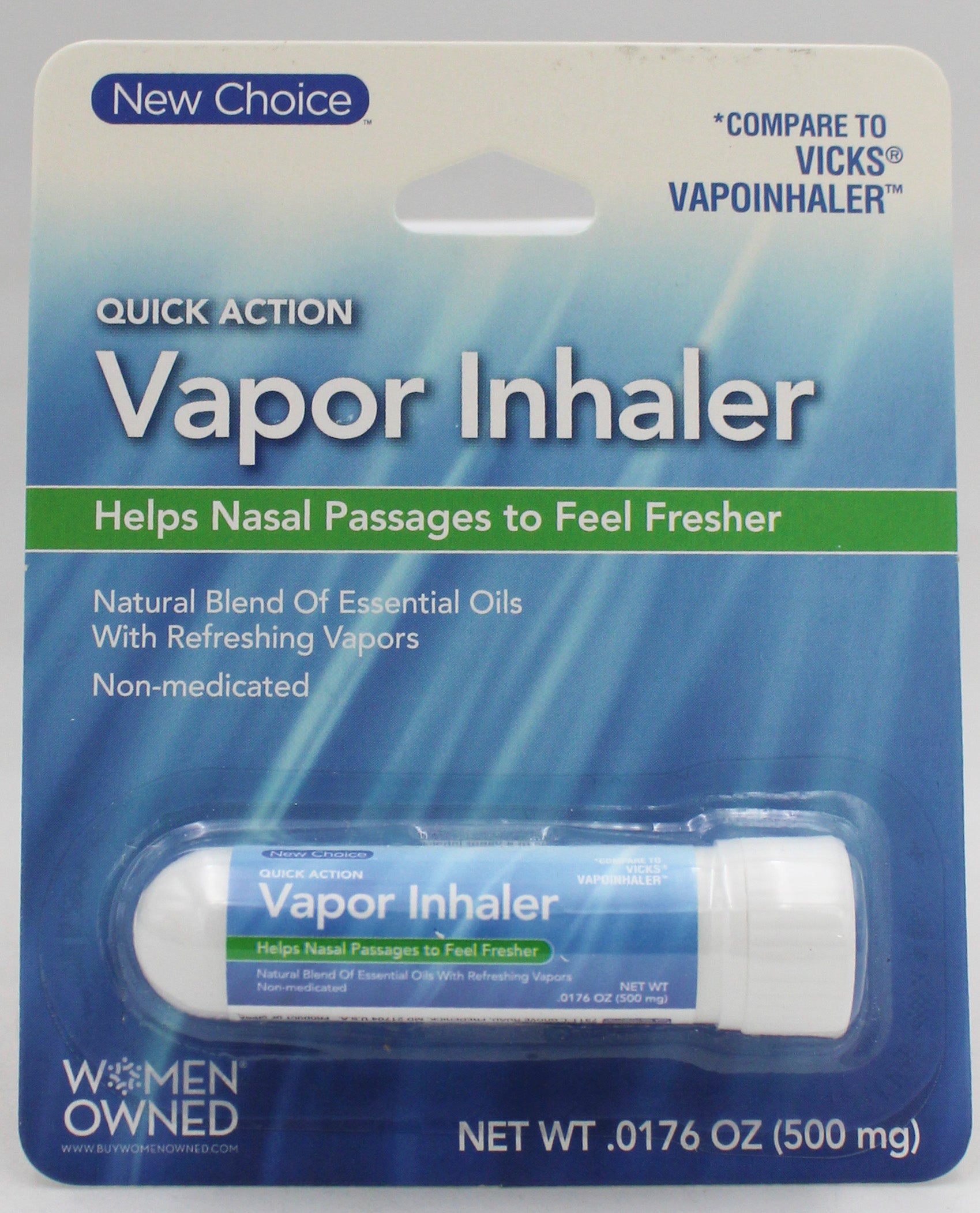 NEW CHOICE QUICK ACTION VAPOR INHALER .0176oz 1/2028