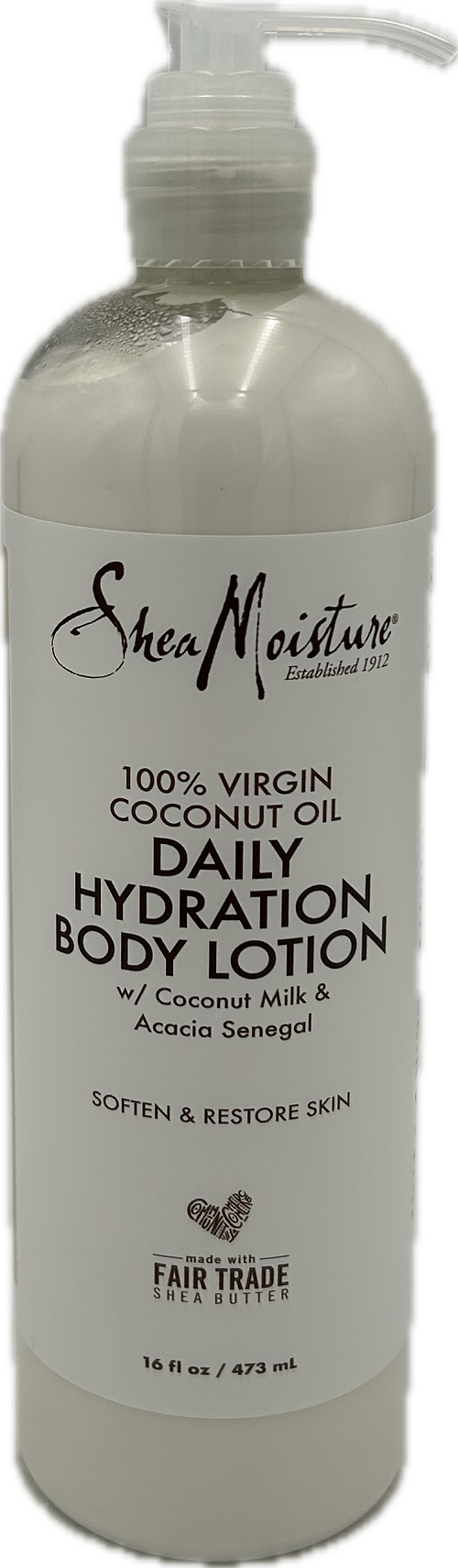 SHEA MOISTURE 100% VIRGIN COCONUT OIL BODY LOTION 16floz NI