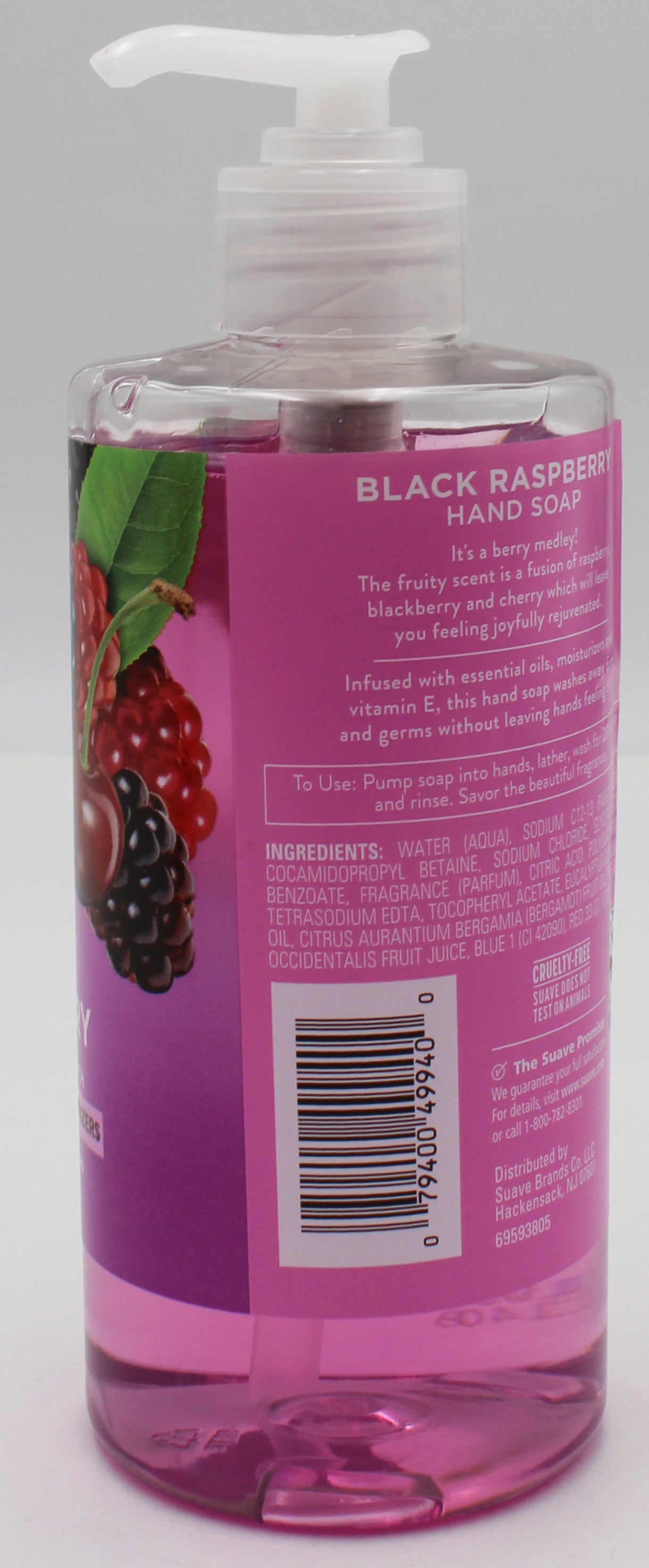 SUAVE LIQUID HAND WASH BLACK RASPBERRY 13.5oz