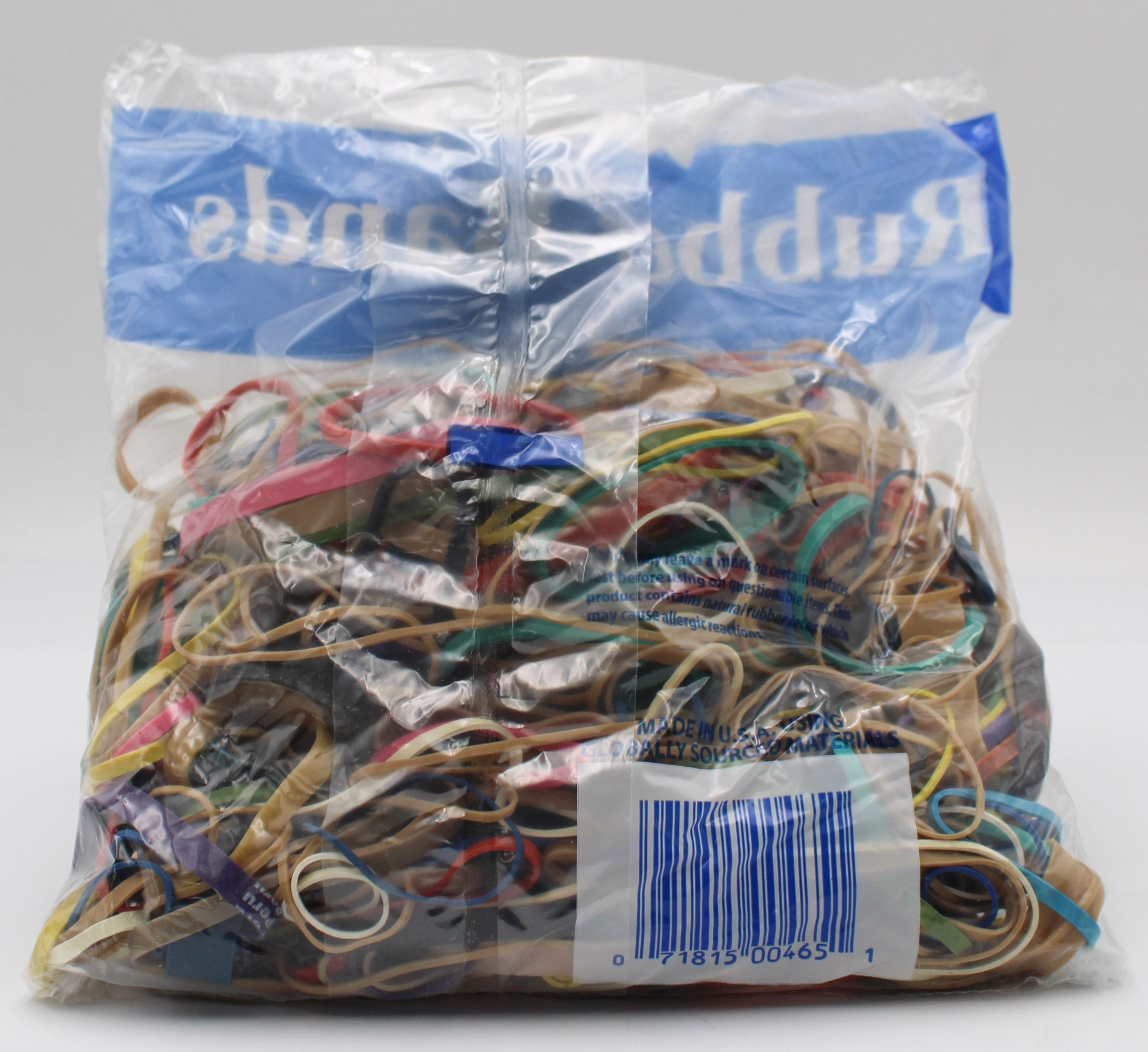 RUBBER BANDS 1/2LB BAG-ASST SIZES