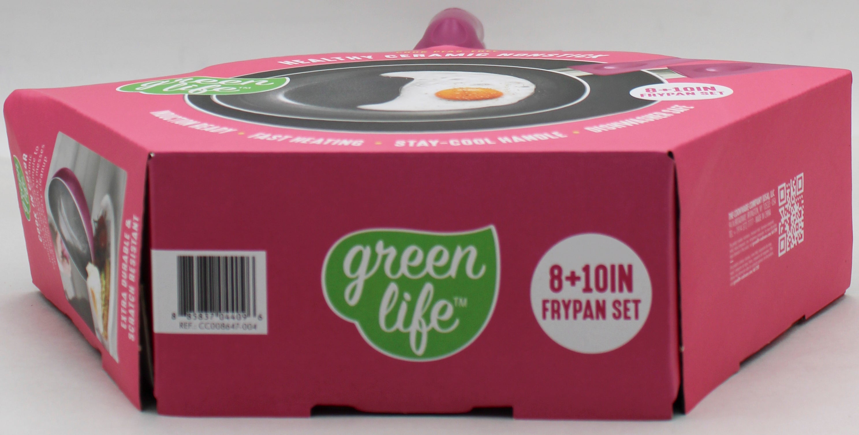 GreenPan Essentials 8" & 10" Frypan Set 2ct - Hibiscus
