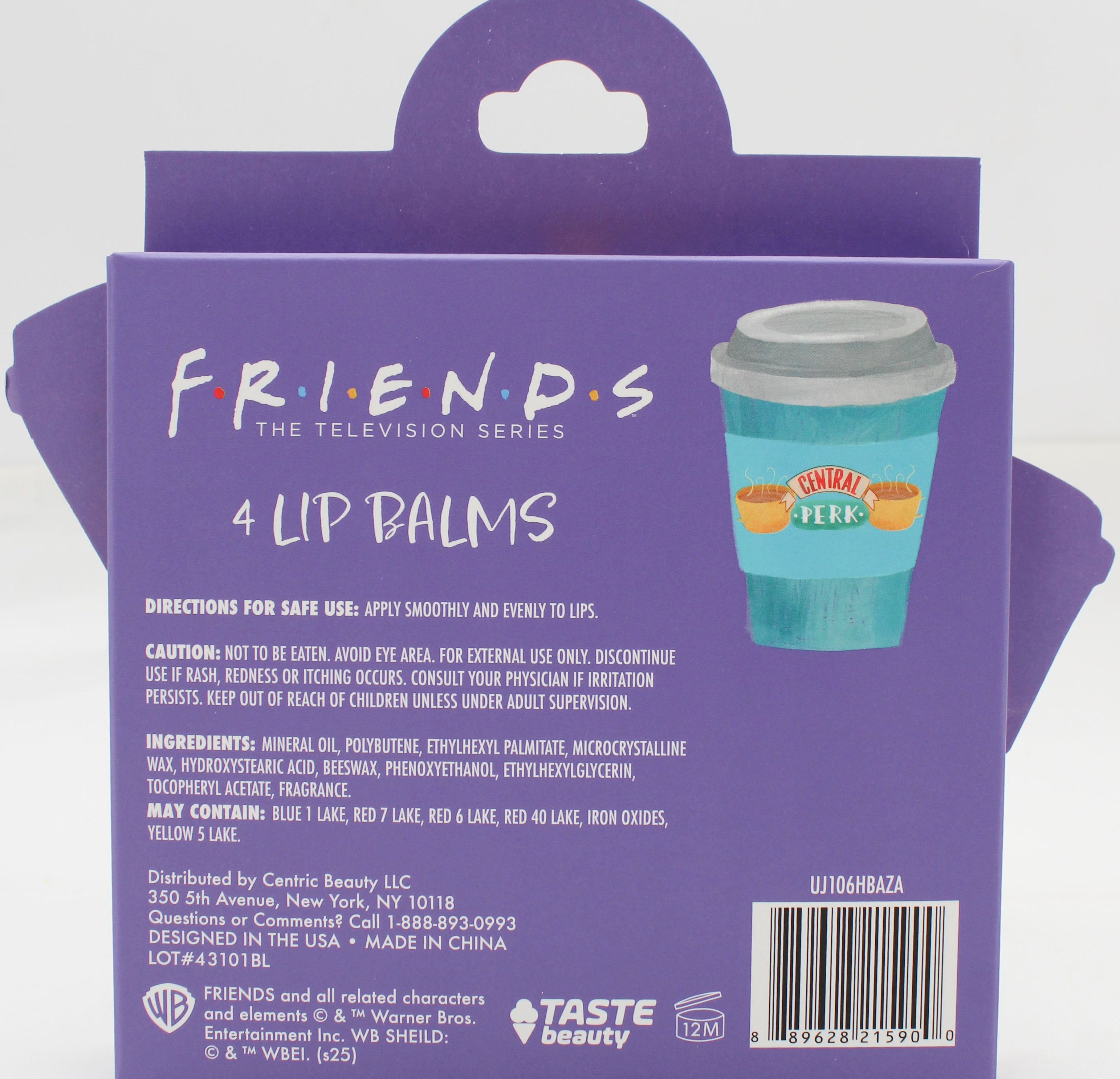 FRIENDS 4PK LIP BALM SET