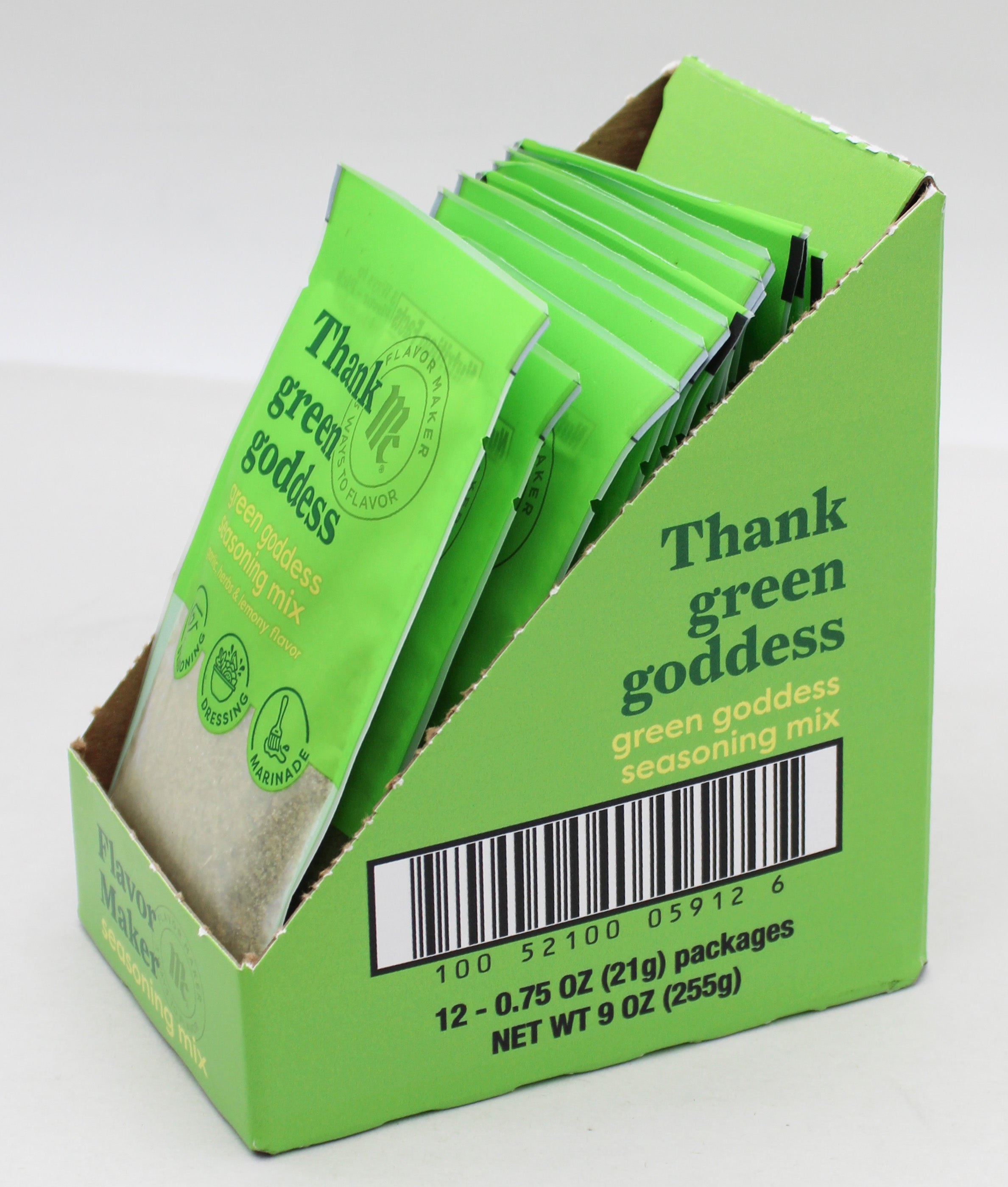 MCCORMICK FLAVOR MAKER GREEN GODDESS SEASONING MIX .75 Oz BB 10/14/2026