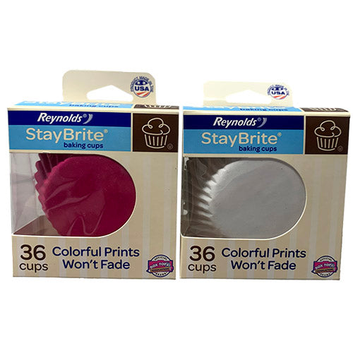 REYNOLDS BAKING CUPS 36CT-ASST