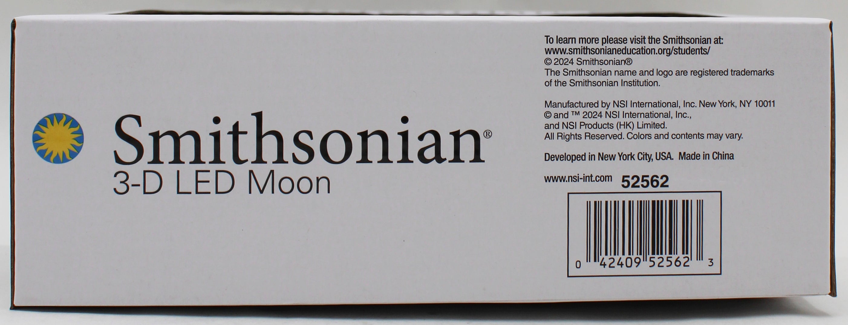 SMITHSONIAN 3-D LED CELESTIAL7"MOON
