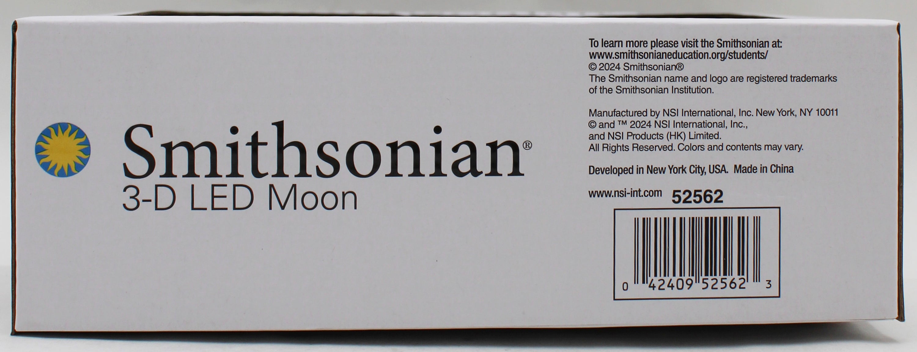 SMITHSONIAN 3-D LED CELESTIAL7"MOON