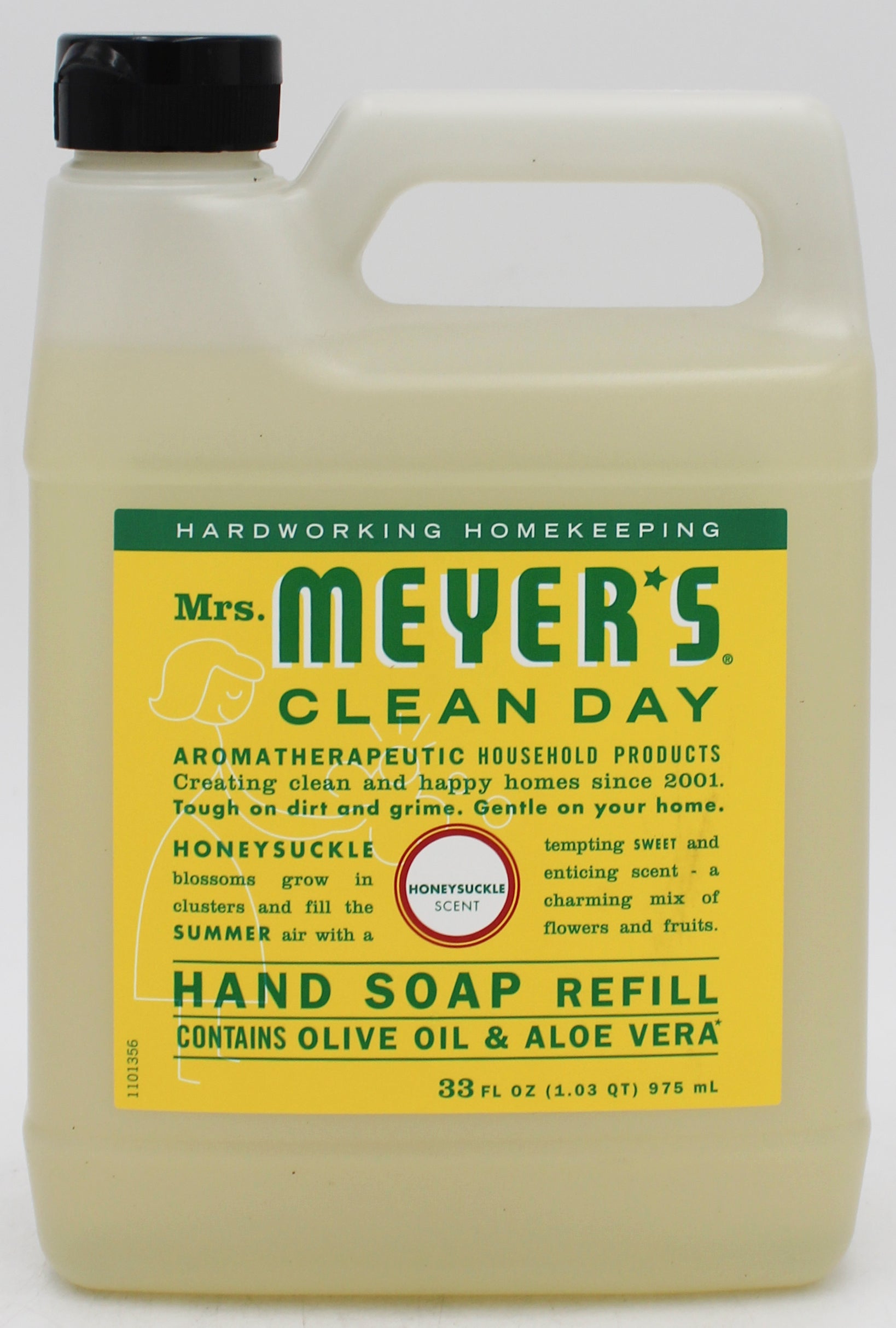 SP MRS MEYER'S HAND SOAP REFILL 33oz HONEYSUCKLE SCENT