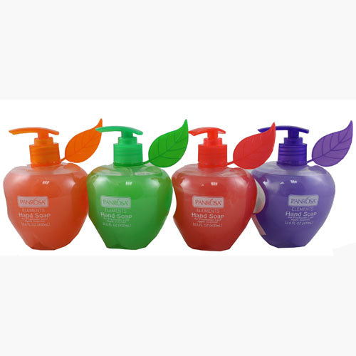 Hand Wash Apple Scent 13.6oz Assorted Colors Bulk