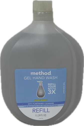 SP METHOD GEL HAND WASH REFILL 1 L 34oz SWEET WATER