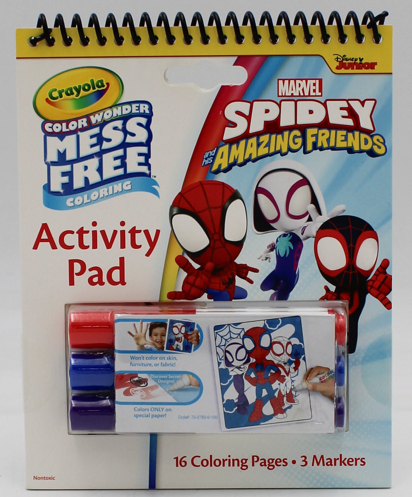 CRAYOLA COLOR WONDER ACTIVITY PAD, SPIDEY & FRIENDS NI