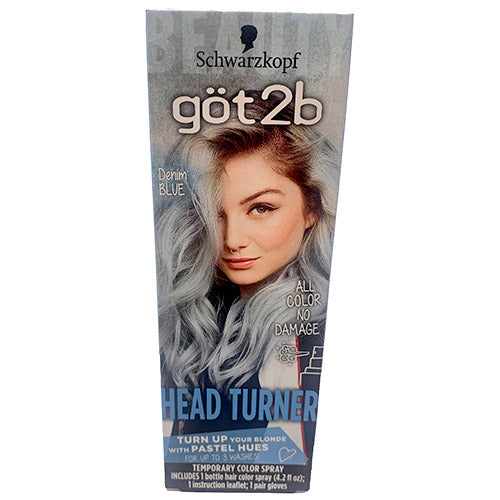 Got2b Temporary Hair Color Spray Blue 4.2oz