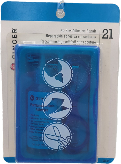 SINGER NO SEW ADHESVE REPAIR KIT 21PC