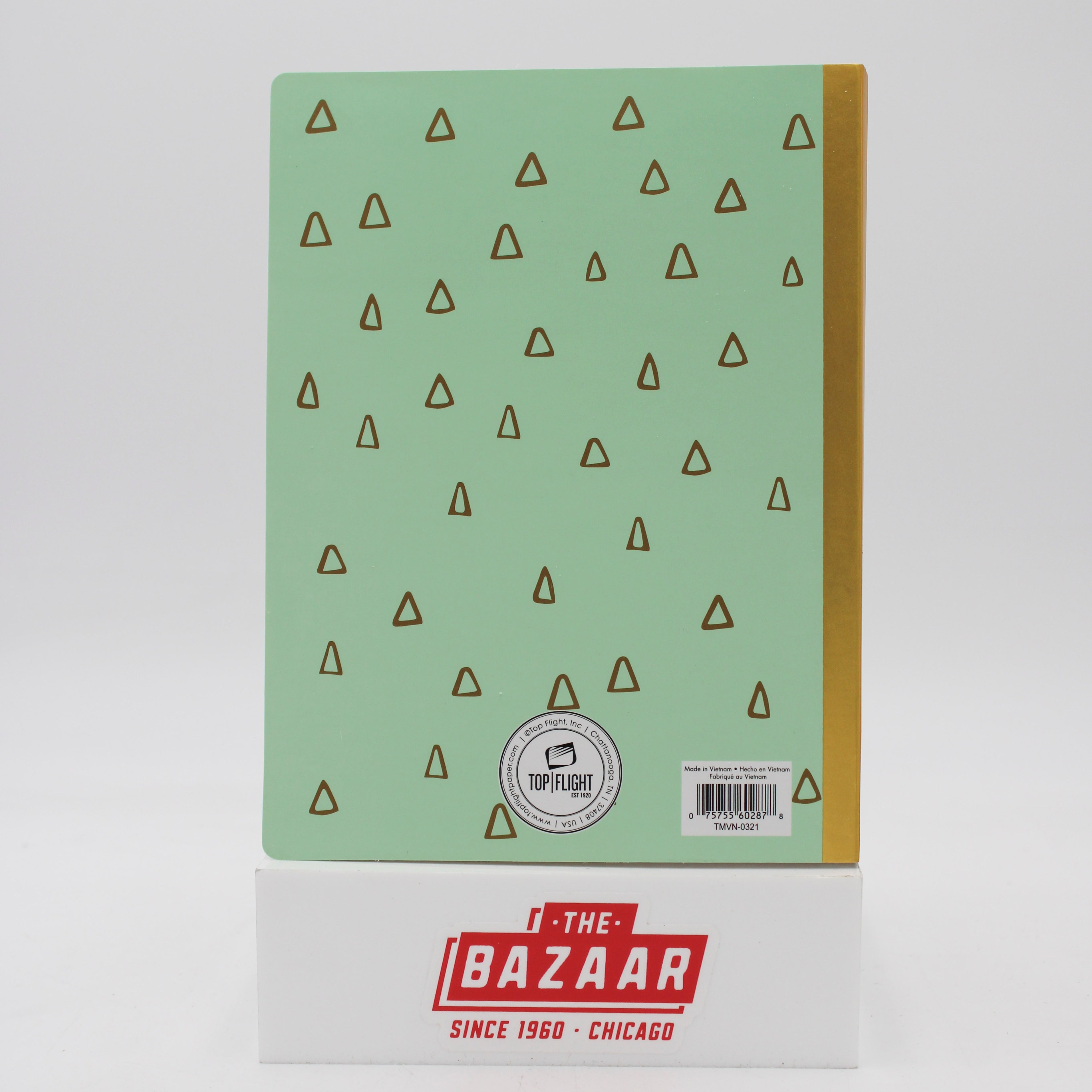 TOP FLIGHT GOLD TRIANGLE JOURNAL 6" x 8"