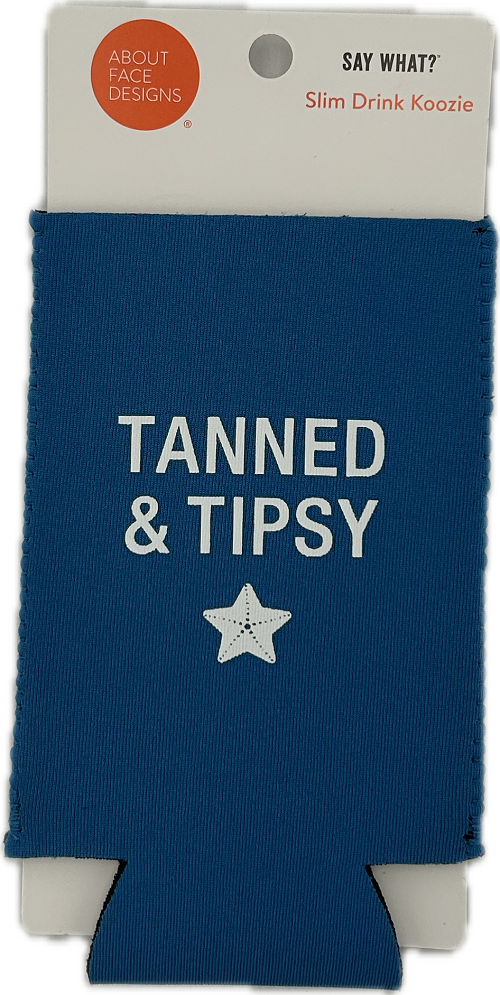 TANNED & TIPSY SLIM KOOZIE