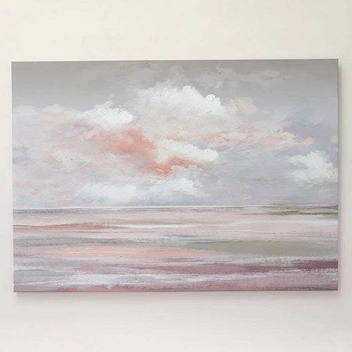 CORAL SKIES LANDSCAPE CANVAS PRINT 38"L x 27"H x 1"D