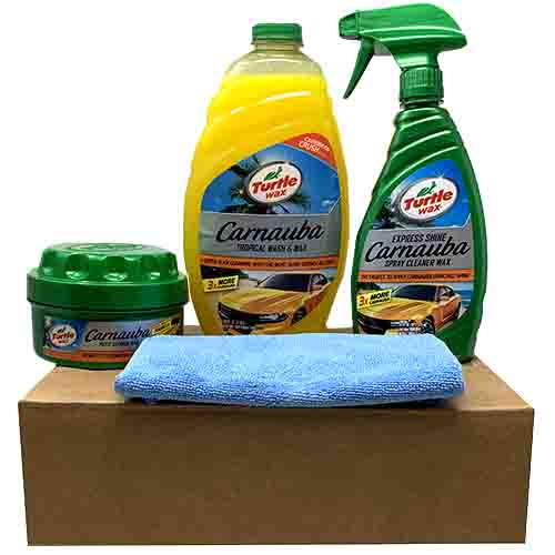 CAR WASH/WAX KIT 4PC-TROPCL(BR.BOX)