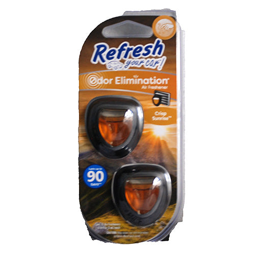 RYC AIR FRESHENER CLIP 2PK- CRISP SUNRISE NI