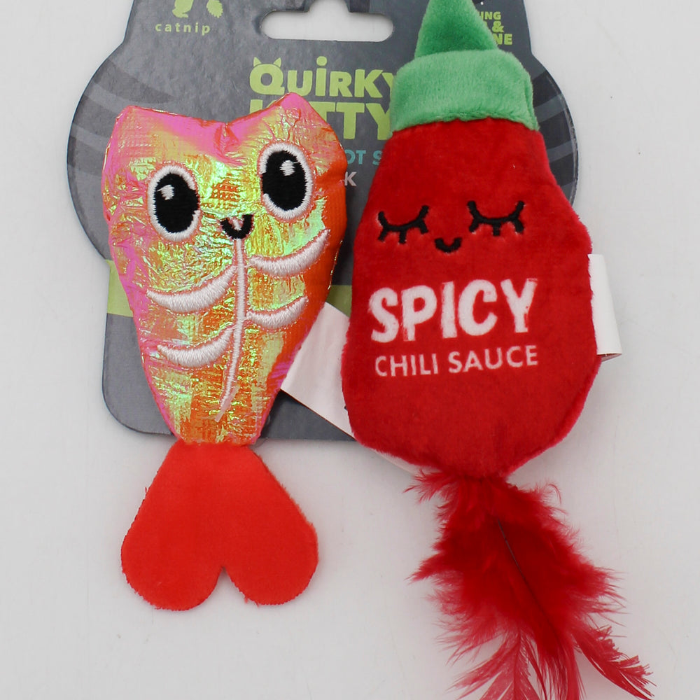 QUIRKY KITTY PURRACHA HOT SAUCE 2PK