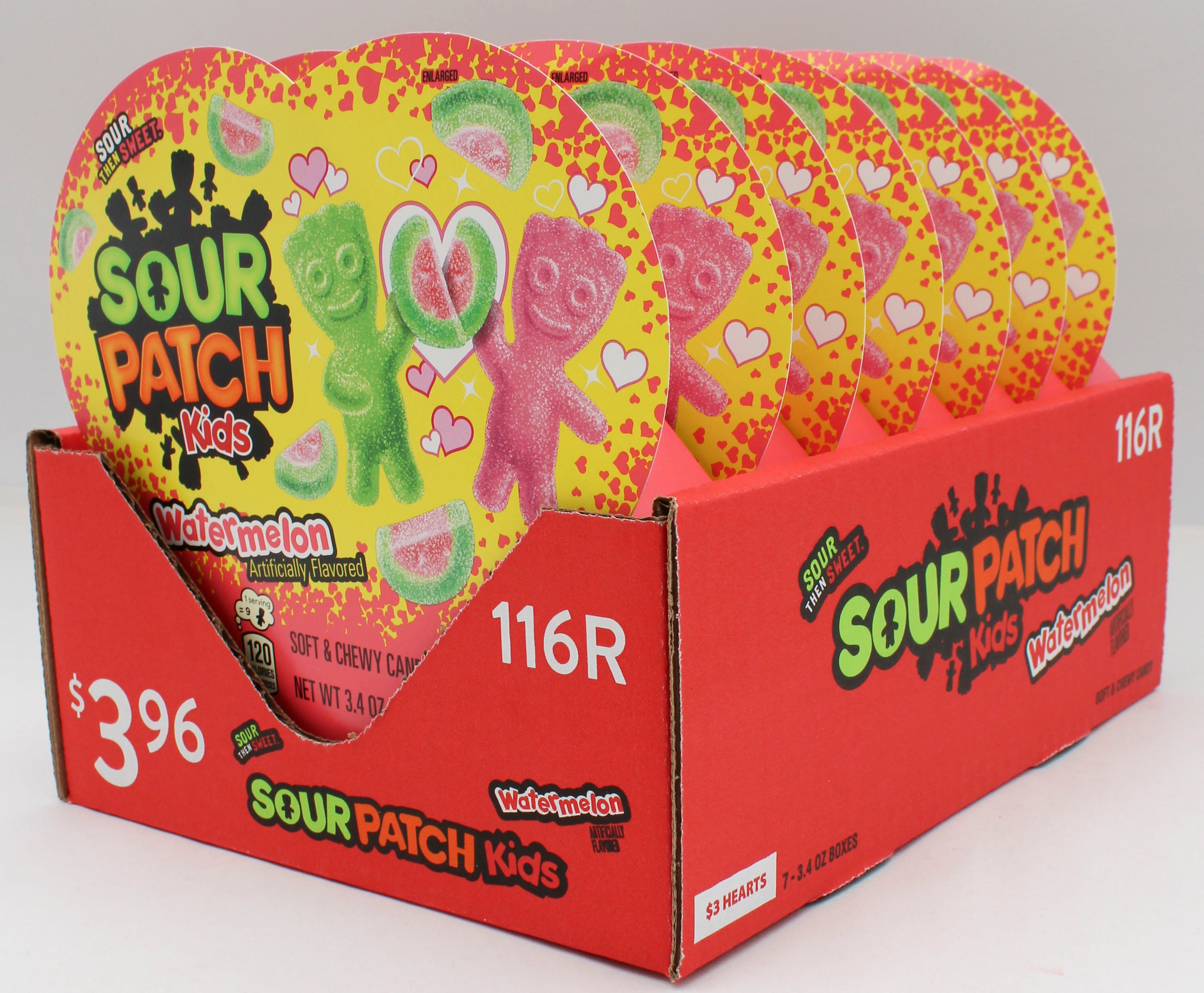 SOUR PATCH KIDS WATERMELON HEART 3.4 Oz BB 8/14/27