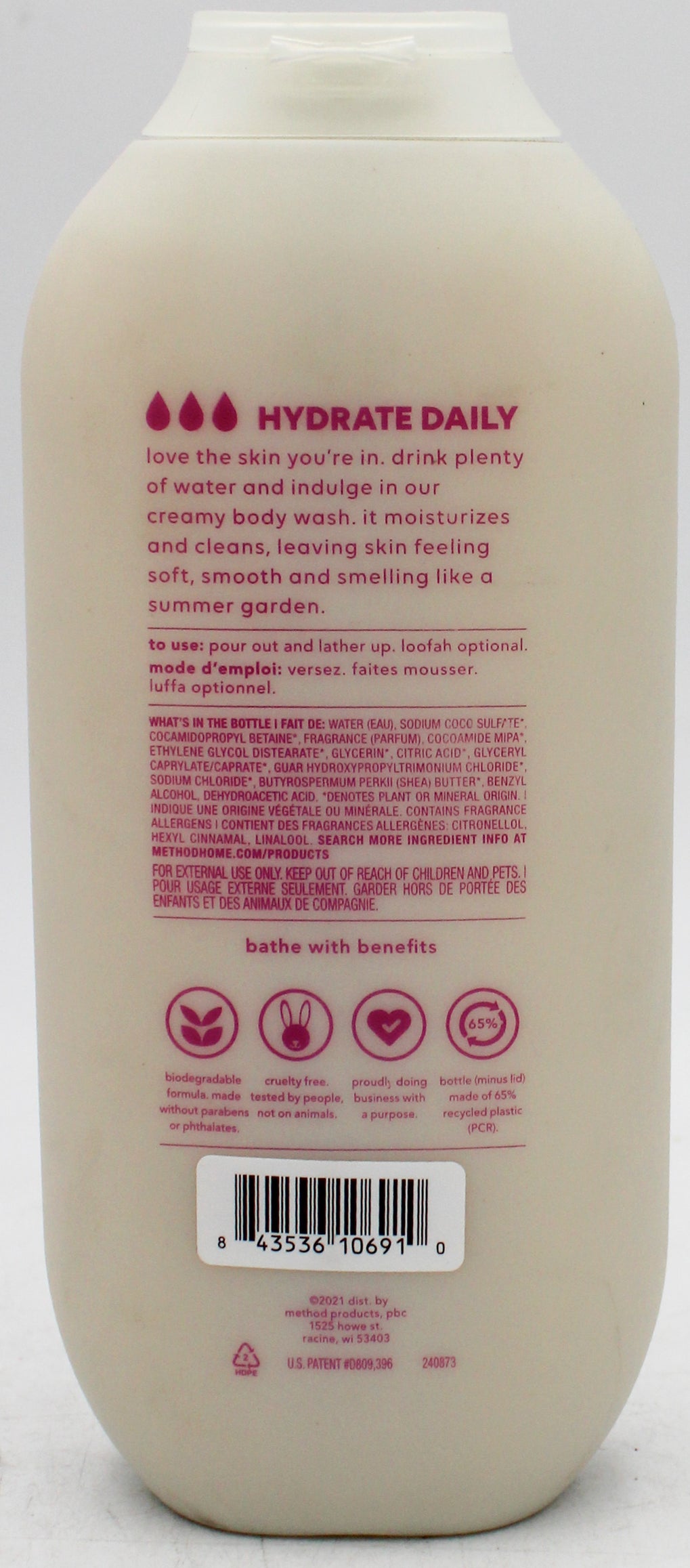 SP METHOD HYDRATING BODY WASH 18oz MAGNOLIA