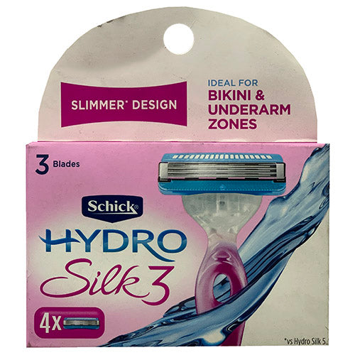 SP SCHICK HYDRO SILK 3 REFILLS 4PK
