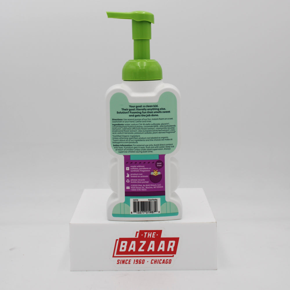 BABYGANICS KIDS FOAMING BODY WASH BERRY BERRY 14floz